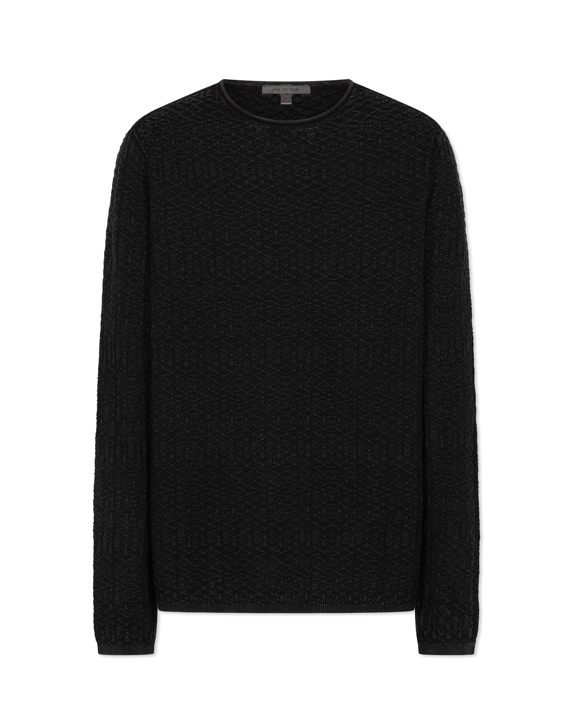 Riley Textured Crewneck Sweater