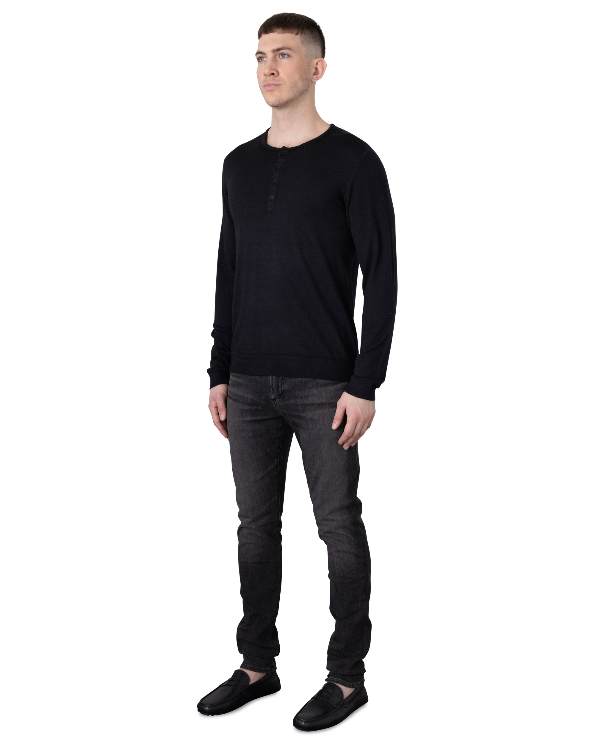 Eren Long Sleeve Henley