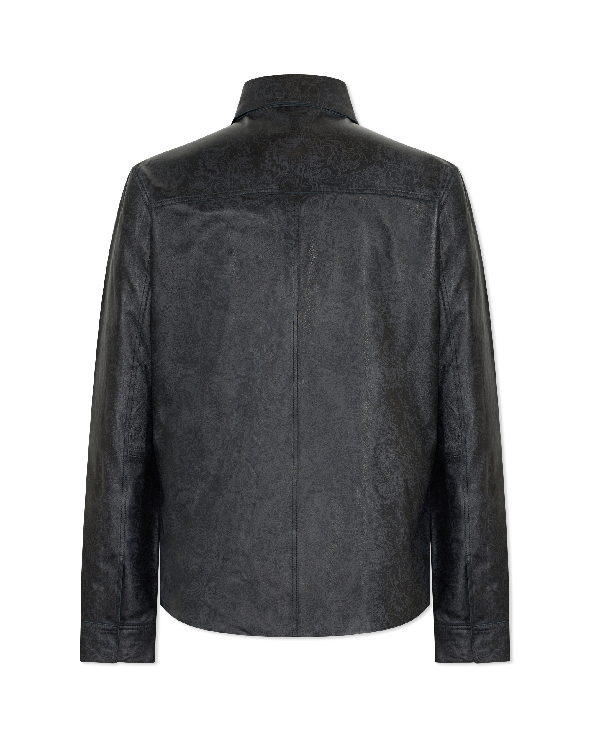 Travis Leather Shirt Jacket