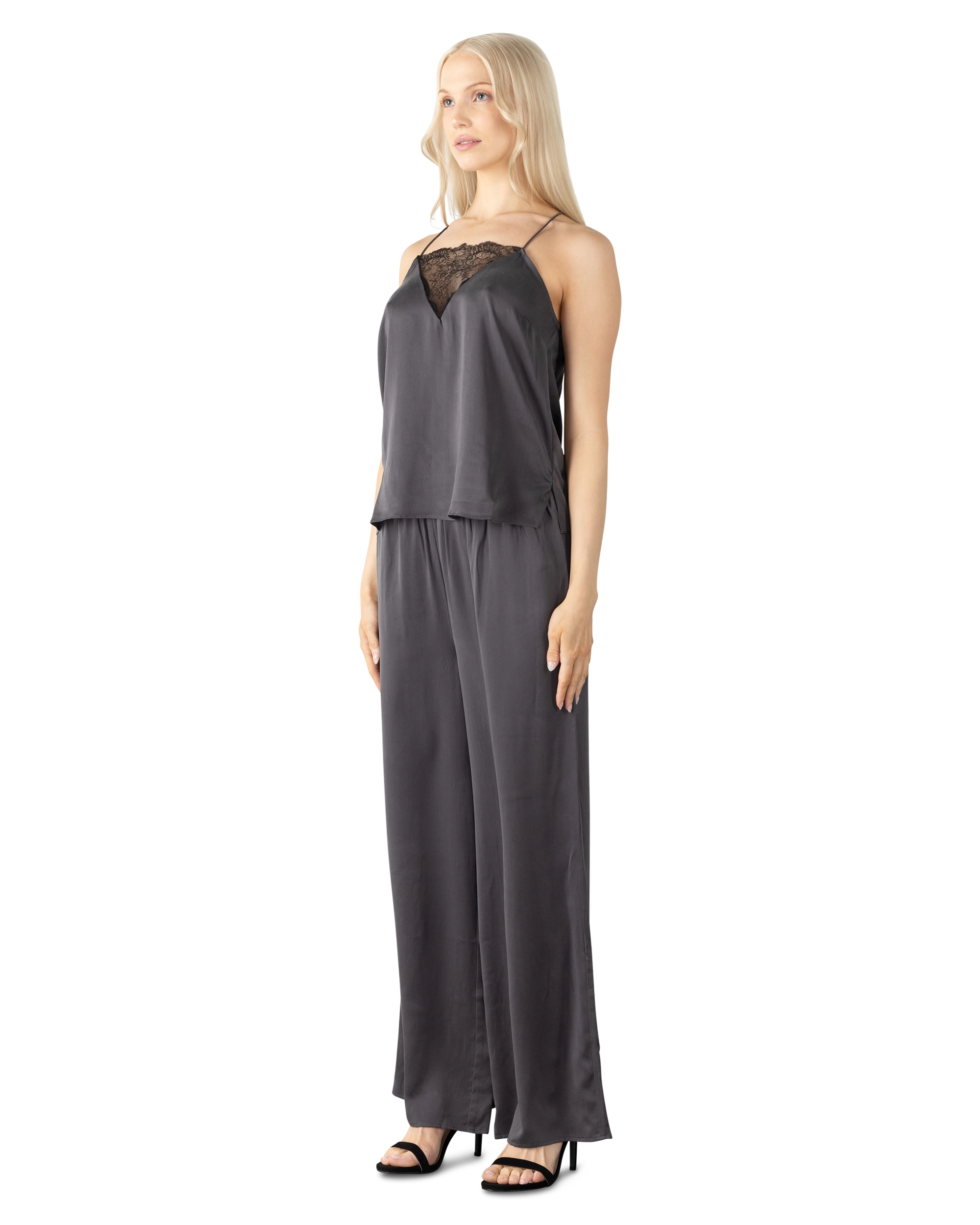 Doreen Silk Wide Leg Pant