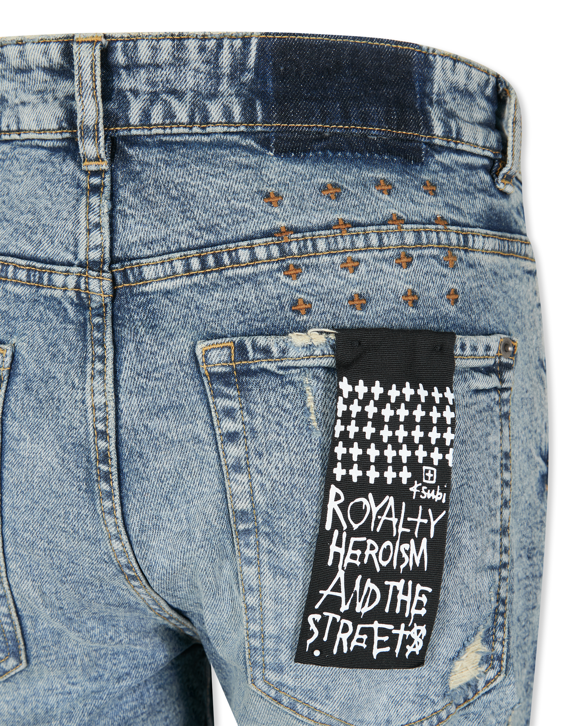 Ksubi Jeans Van Winkle Rogue Blue Scatter Jeans