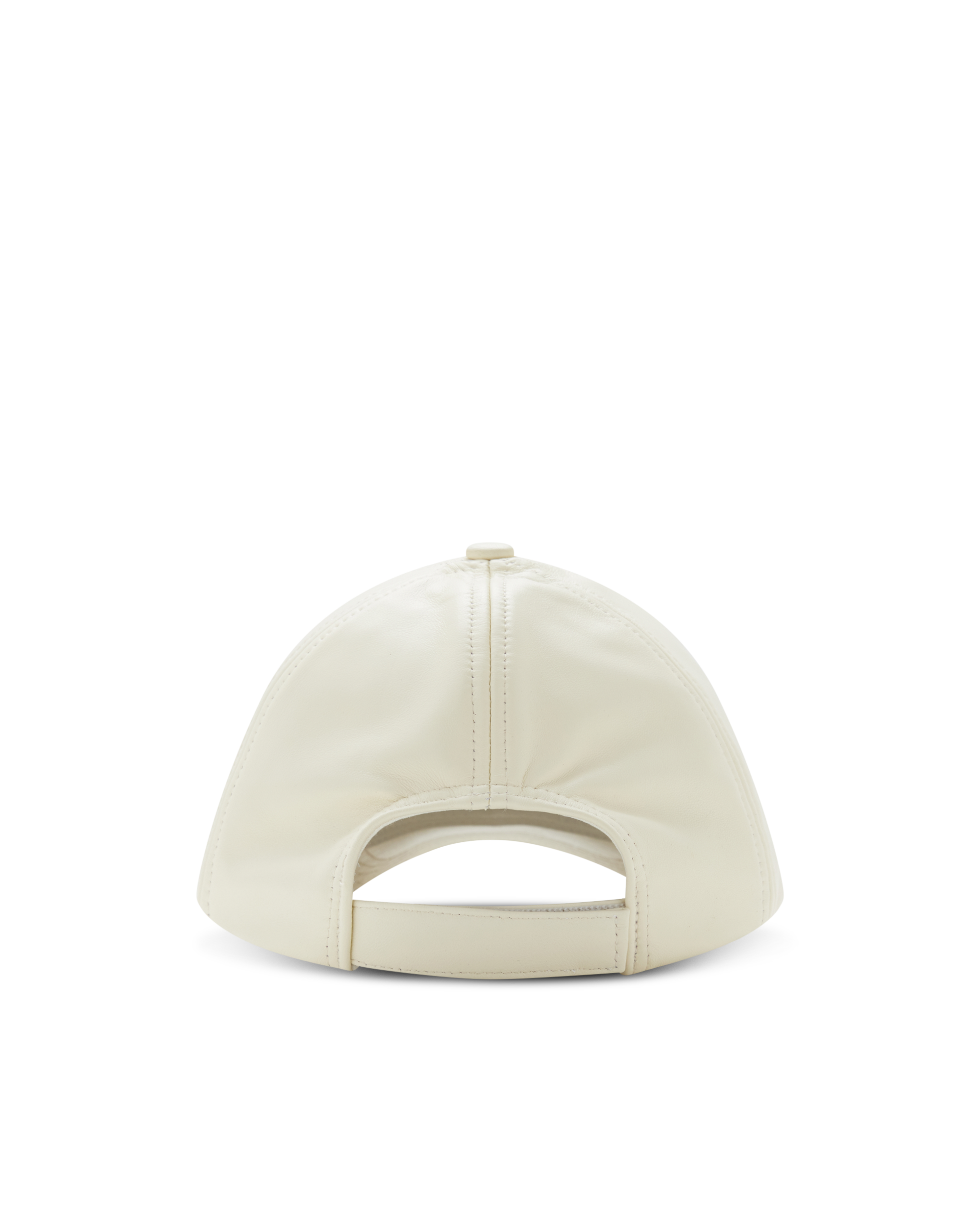 Mackage ANDERSON-L Leather Logo Baseball Cap