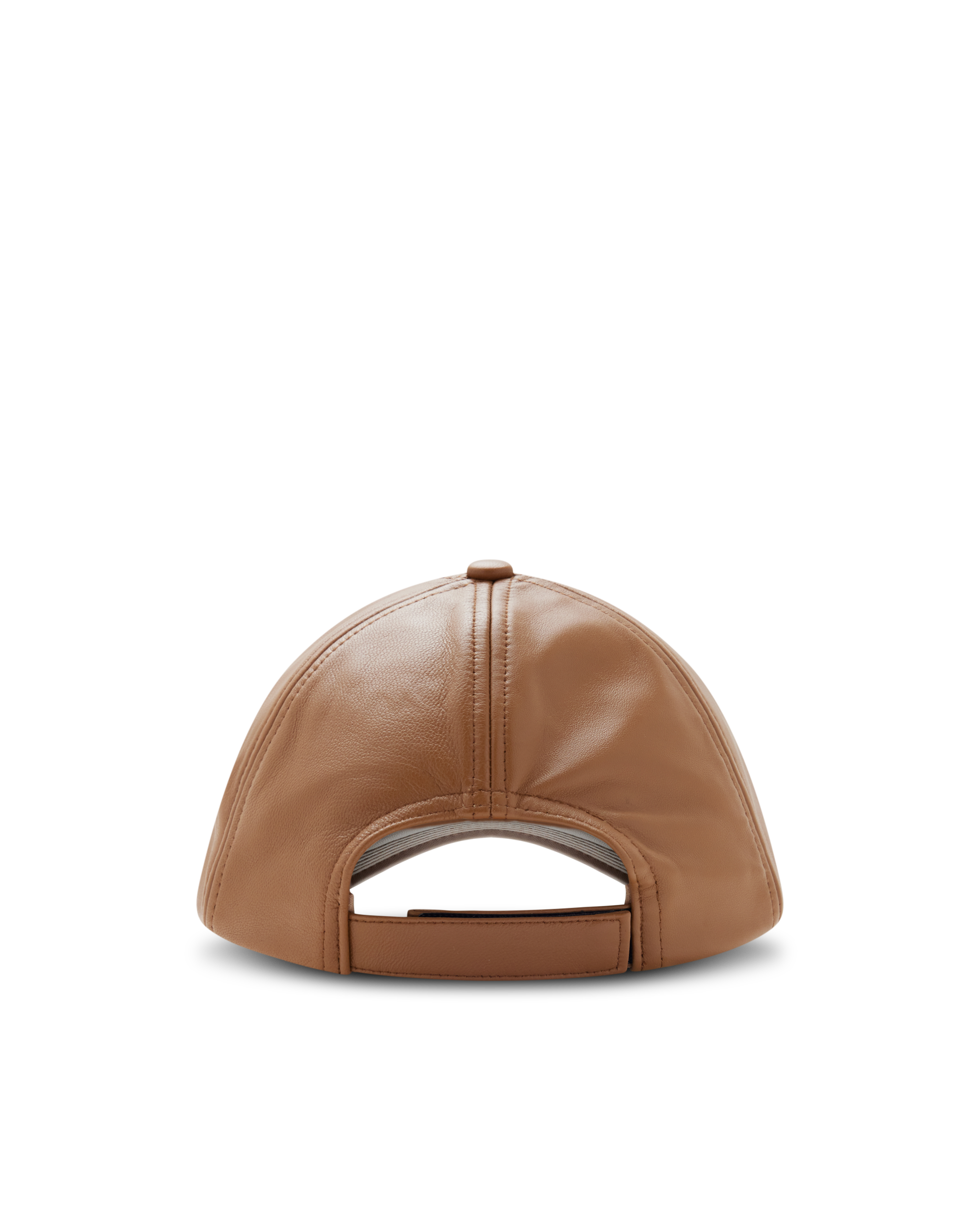 Mackage ANDERSON-L Leather Logo Baseball Cap