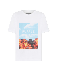 Purple Jeans Above & Below Clean Jersey T-shirt