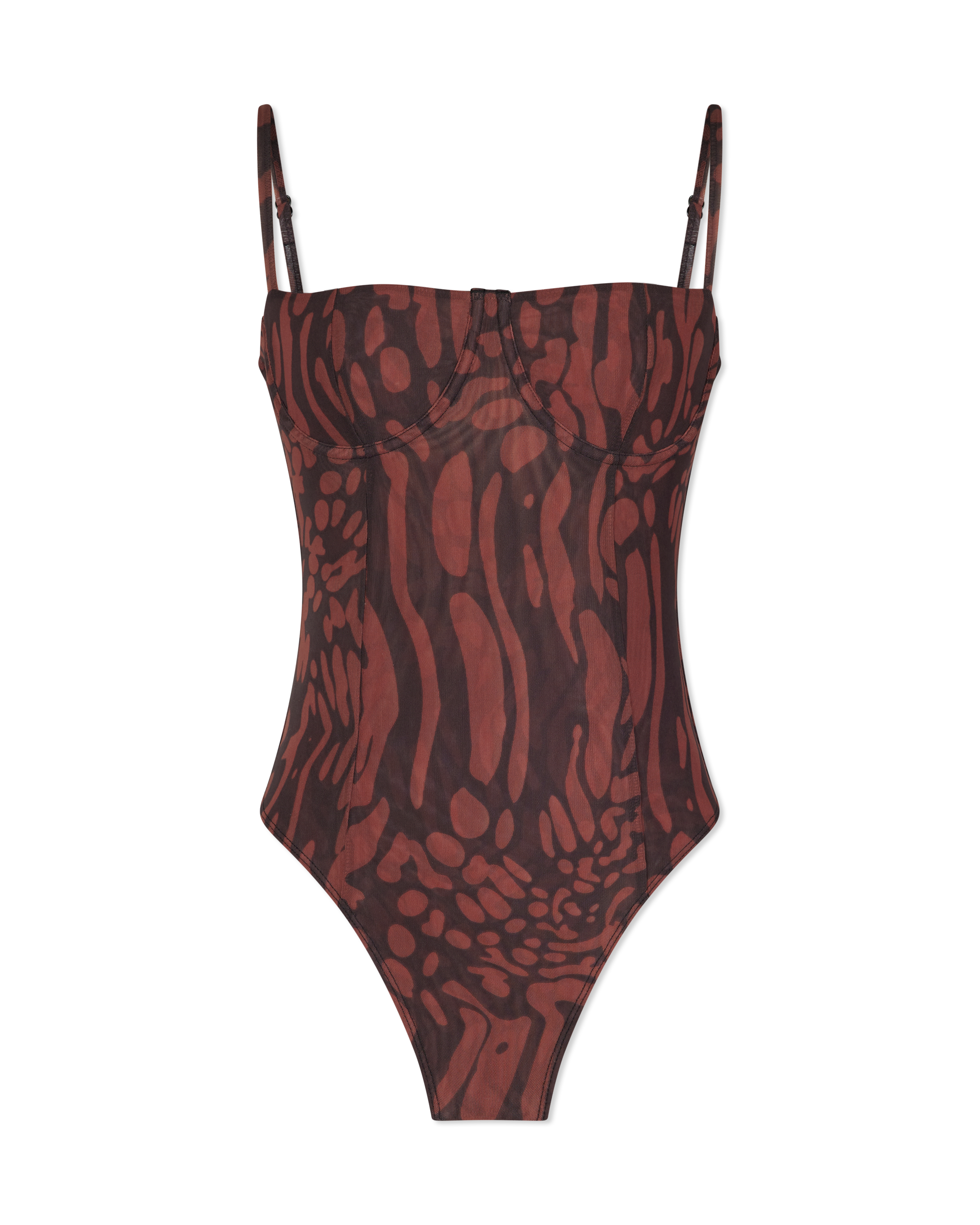 Mesh Bustier Bodysuit