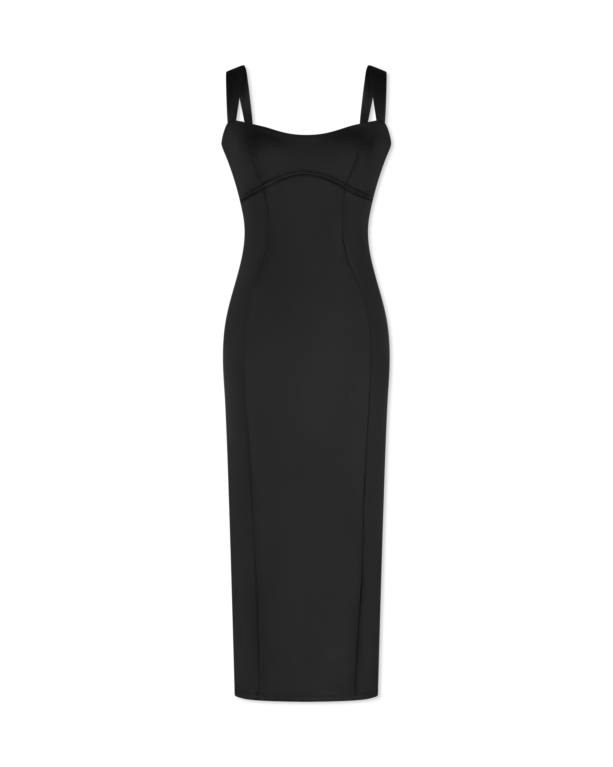 Scuba Sweetheart Midi Dress