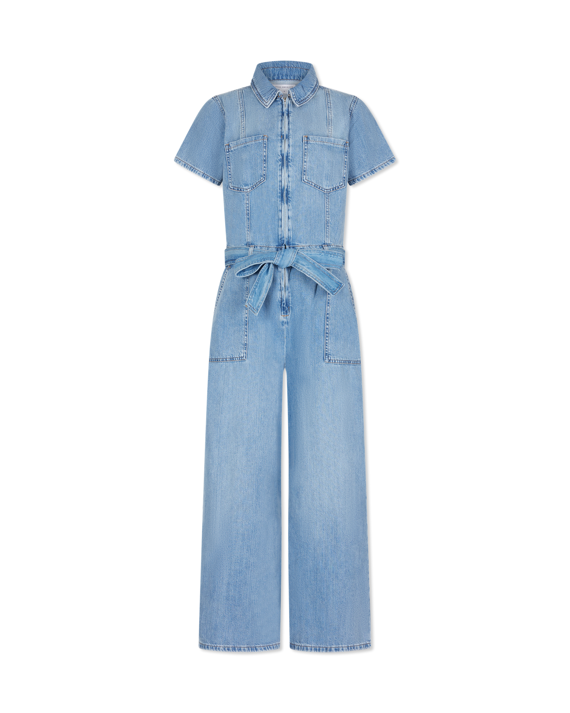 Fit For Success Lite Linen Denim Cropped Jumpsuit