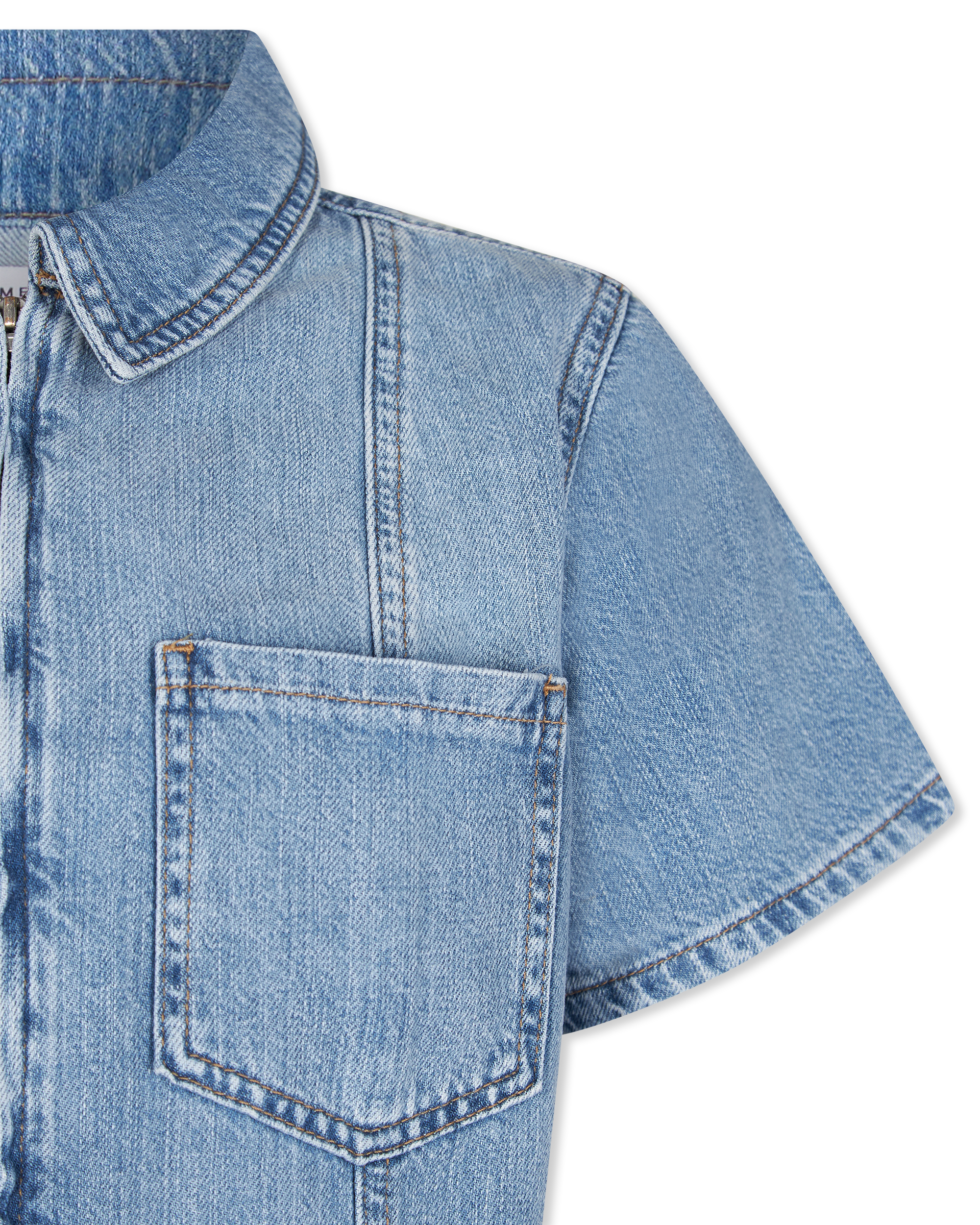 Fit For Success Lite Linen Denim Cropped Jumpsuit