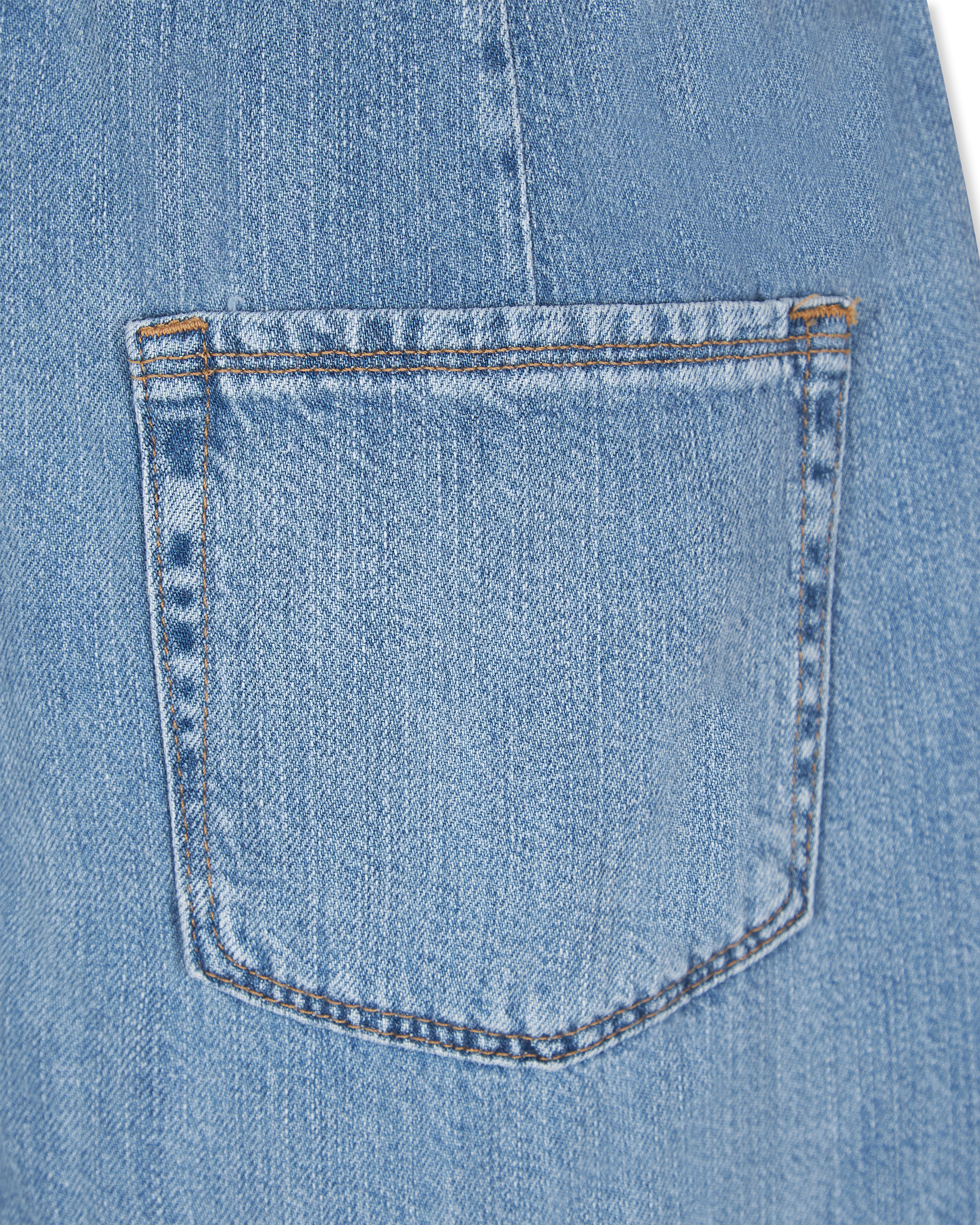 Fit For Success Lite Linen Denim Cropped Jumpsuit