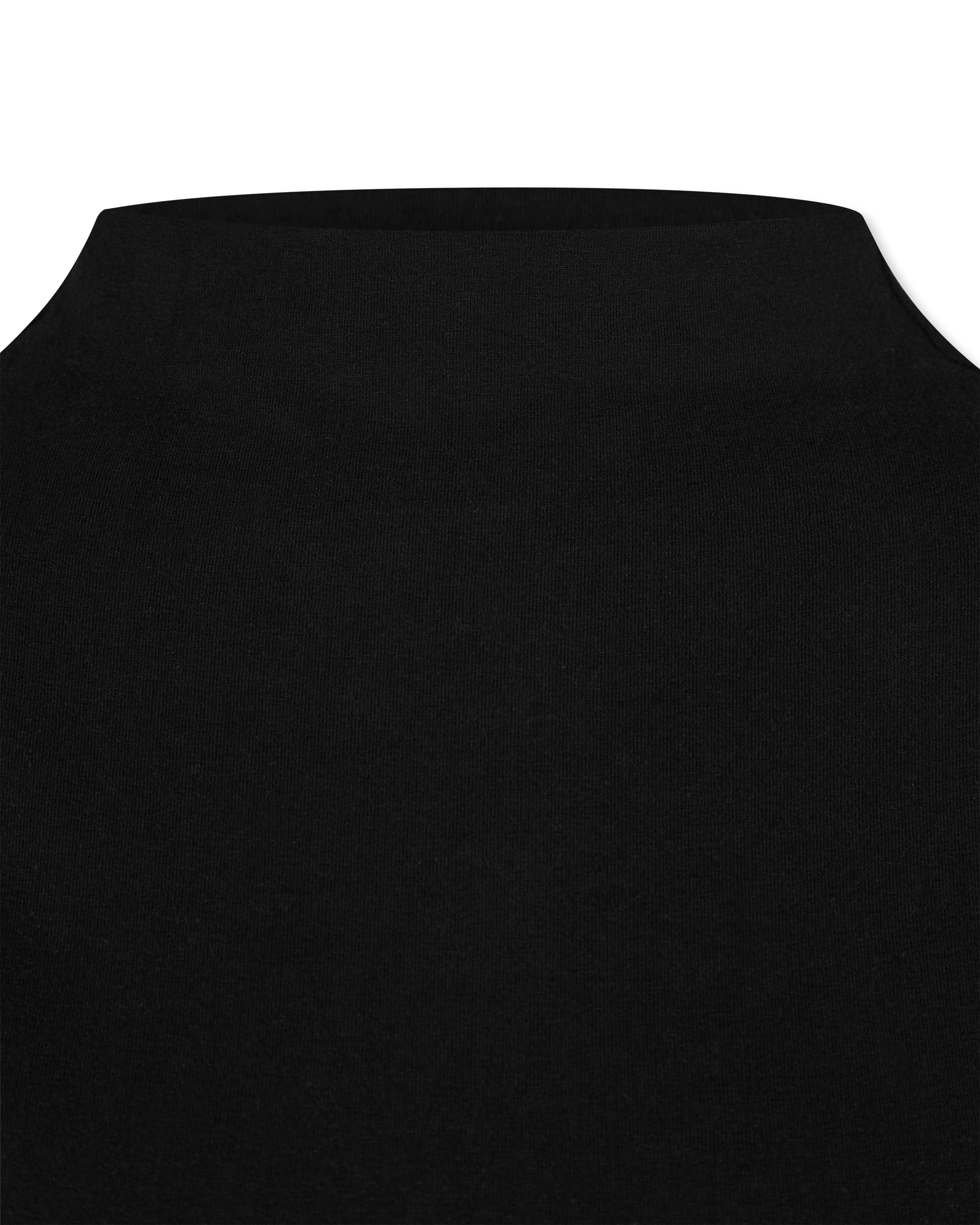 Super Stretch Jersey Mock Neck Mini Dress