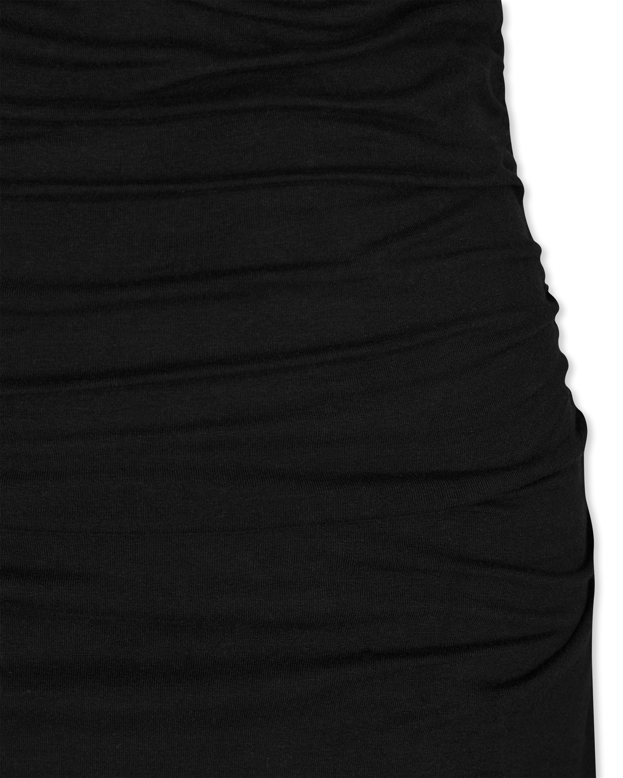 Super Stretch Jersey Mock Neck Mini Dress