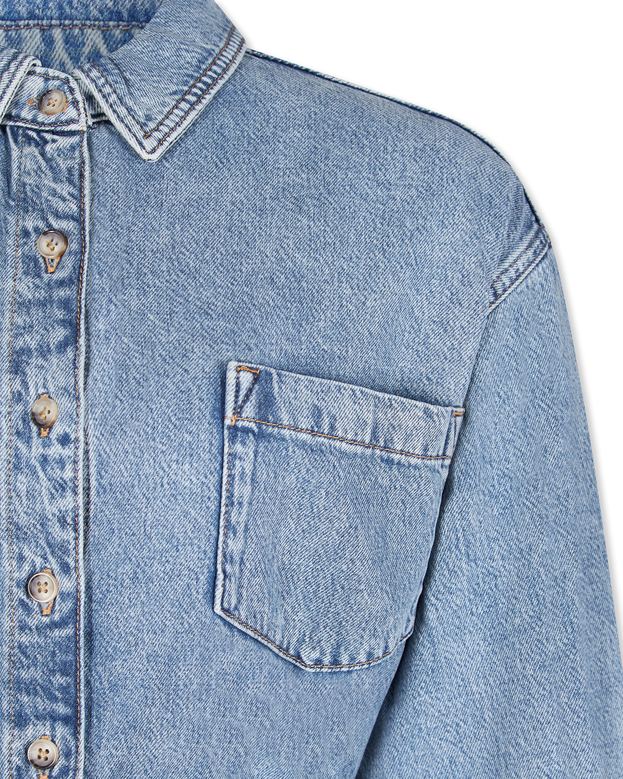 Weightless Denim Romper