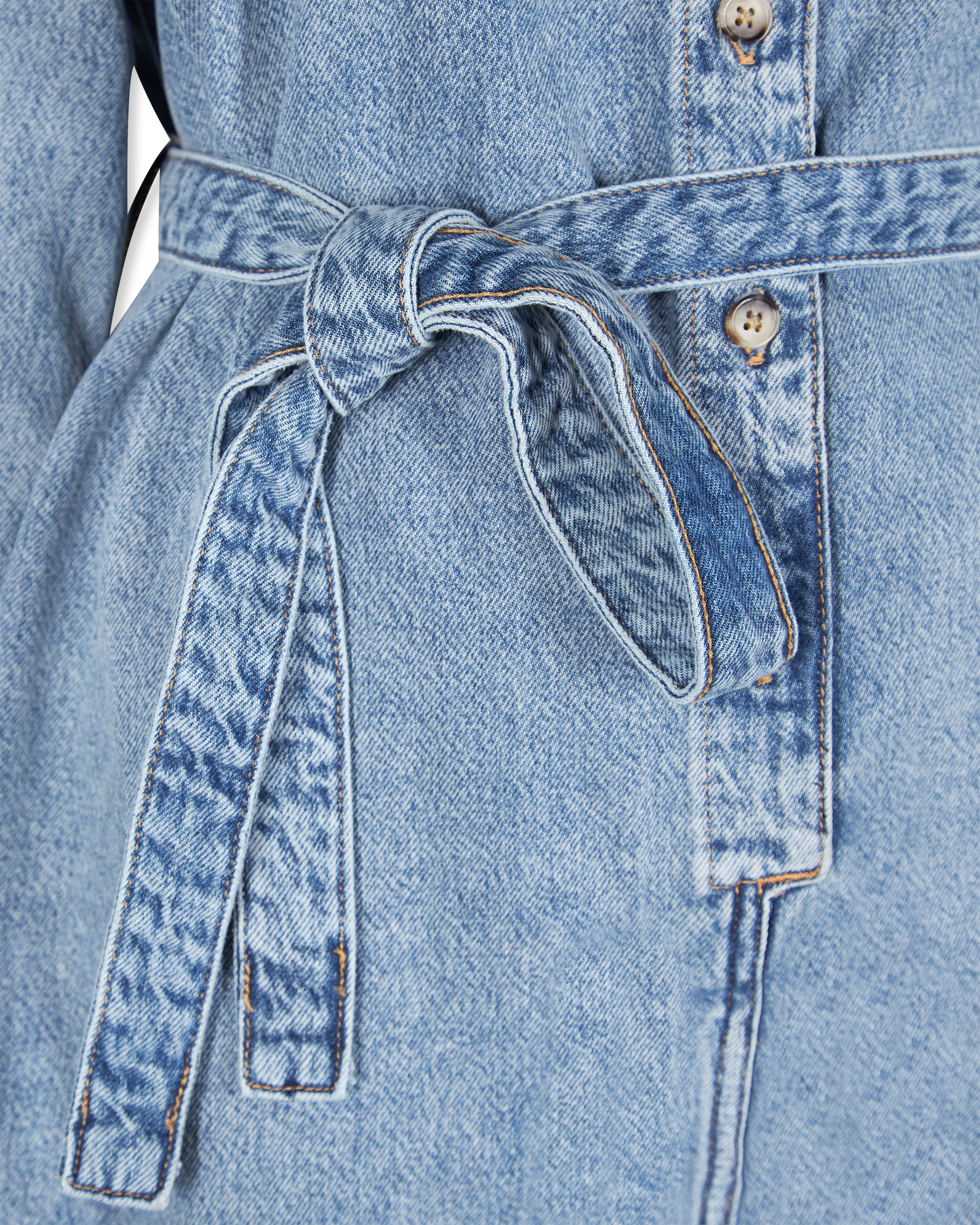 Weightless Denim Romper
