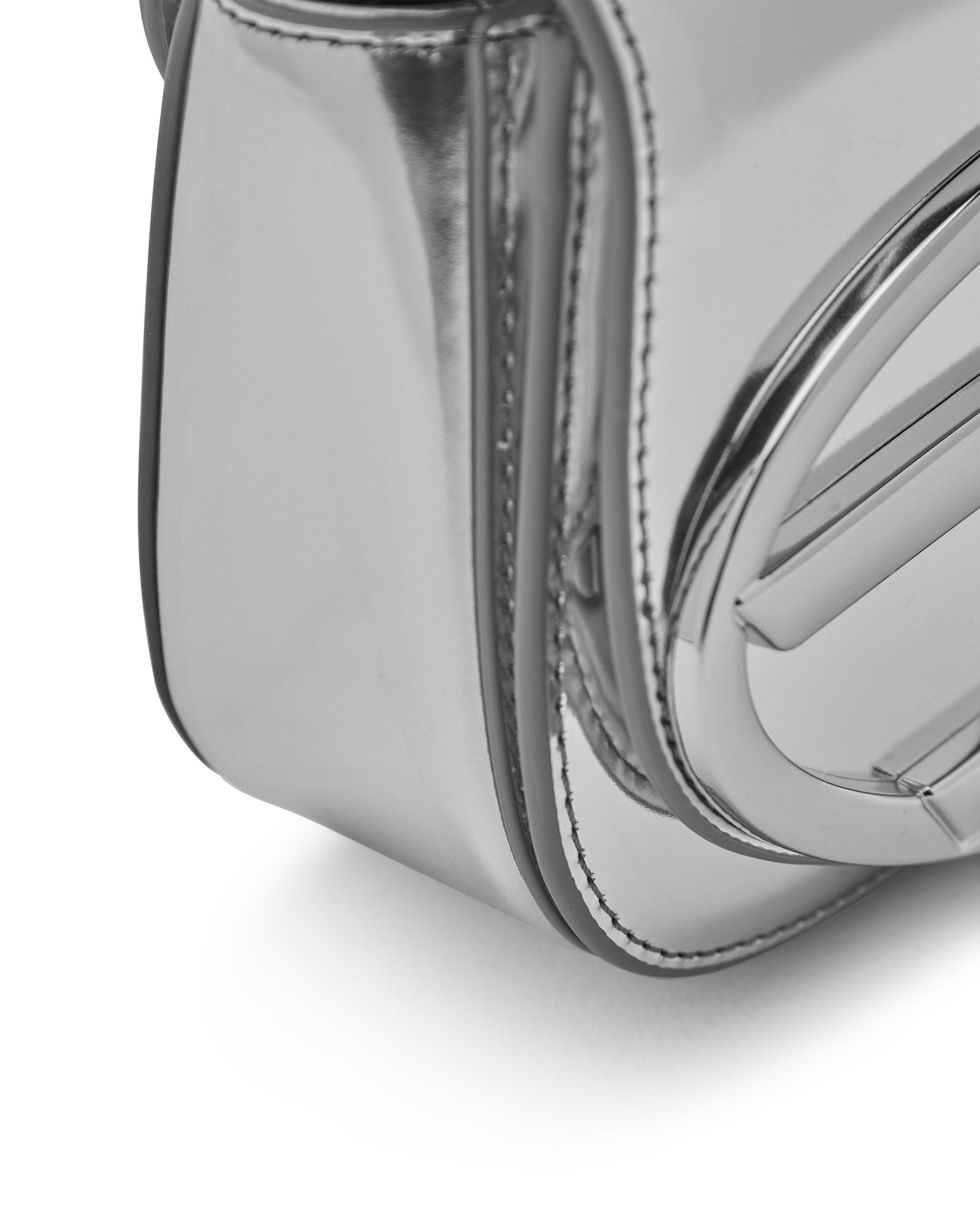 1DR-Iconic Mirrored Leather Shoulder Bag