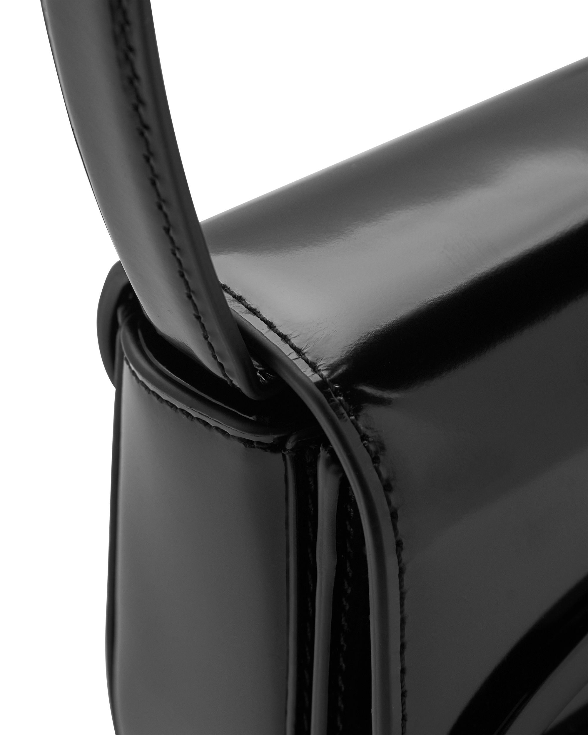 1DR-Iconic Mirrored Leather Shoulder Bag