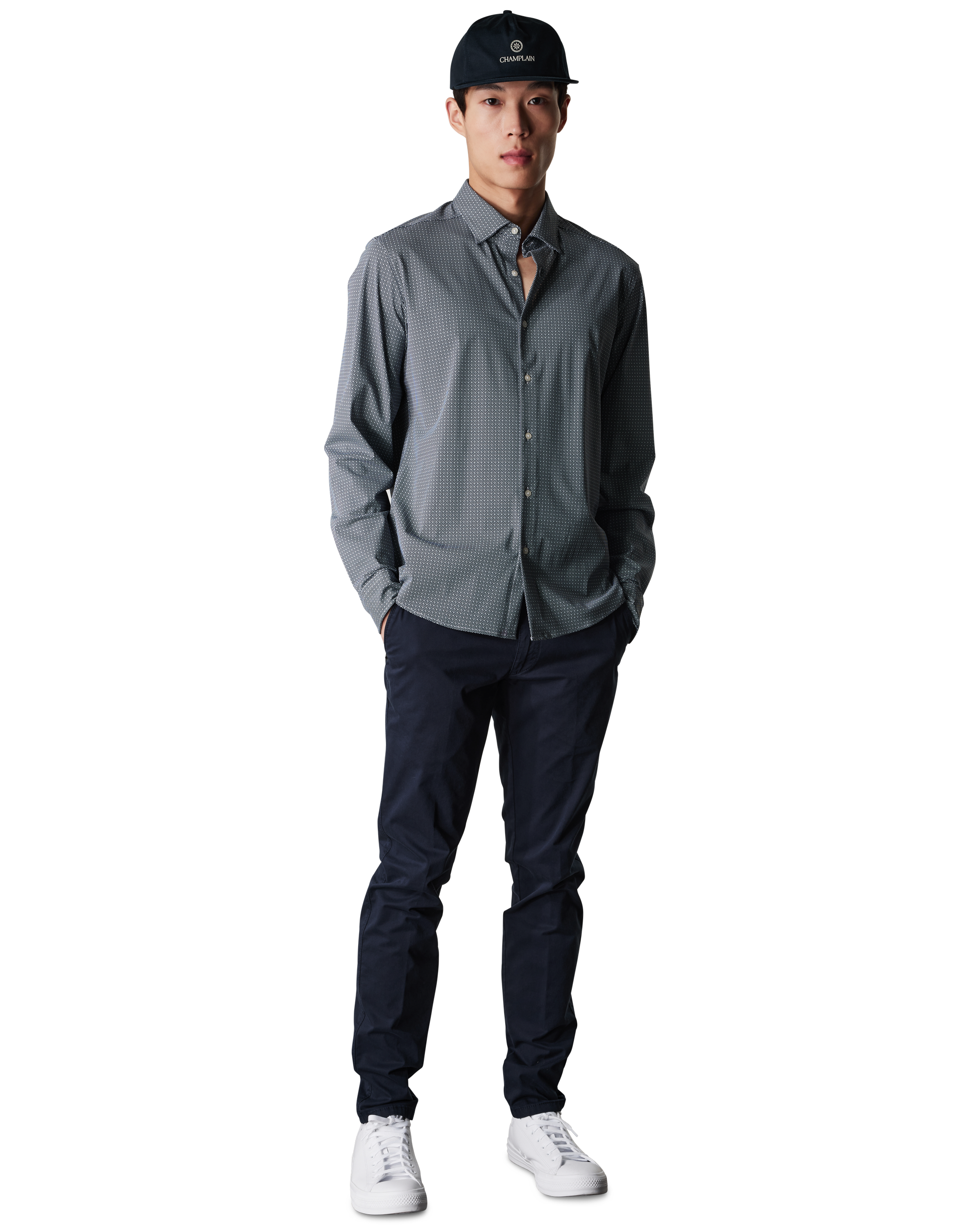 Slim Performance Geo Bias Shirt