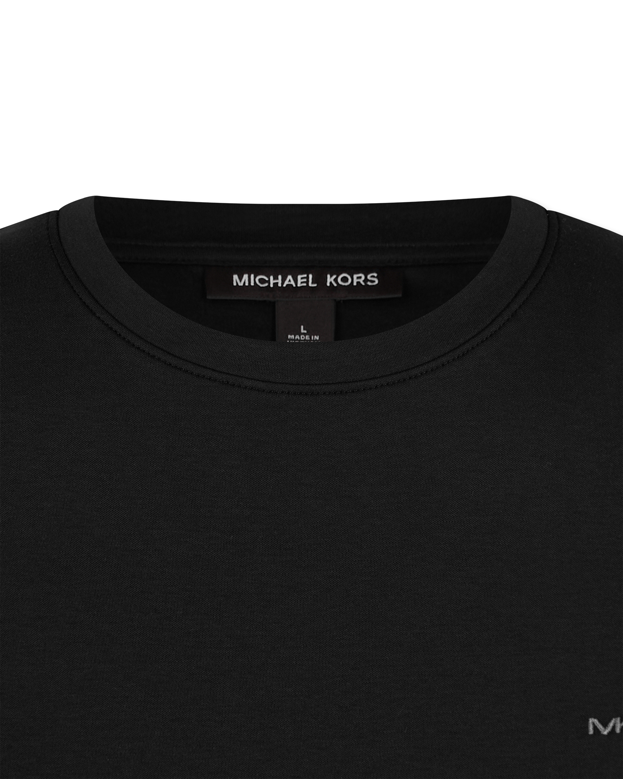 Logo Embossed Cotton T-Shirt