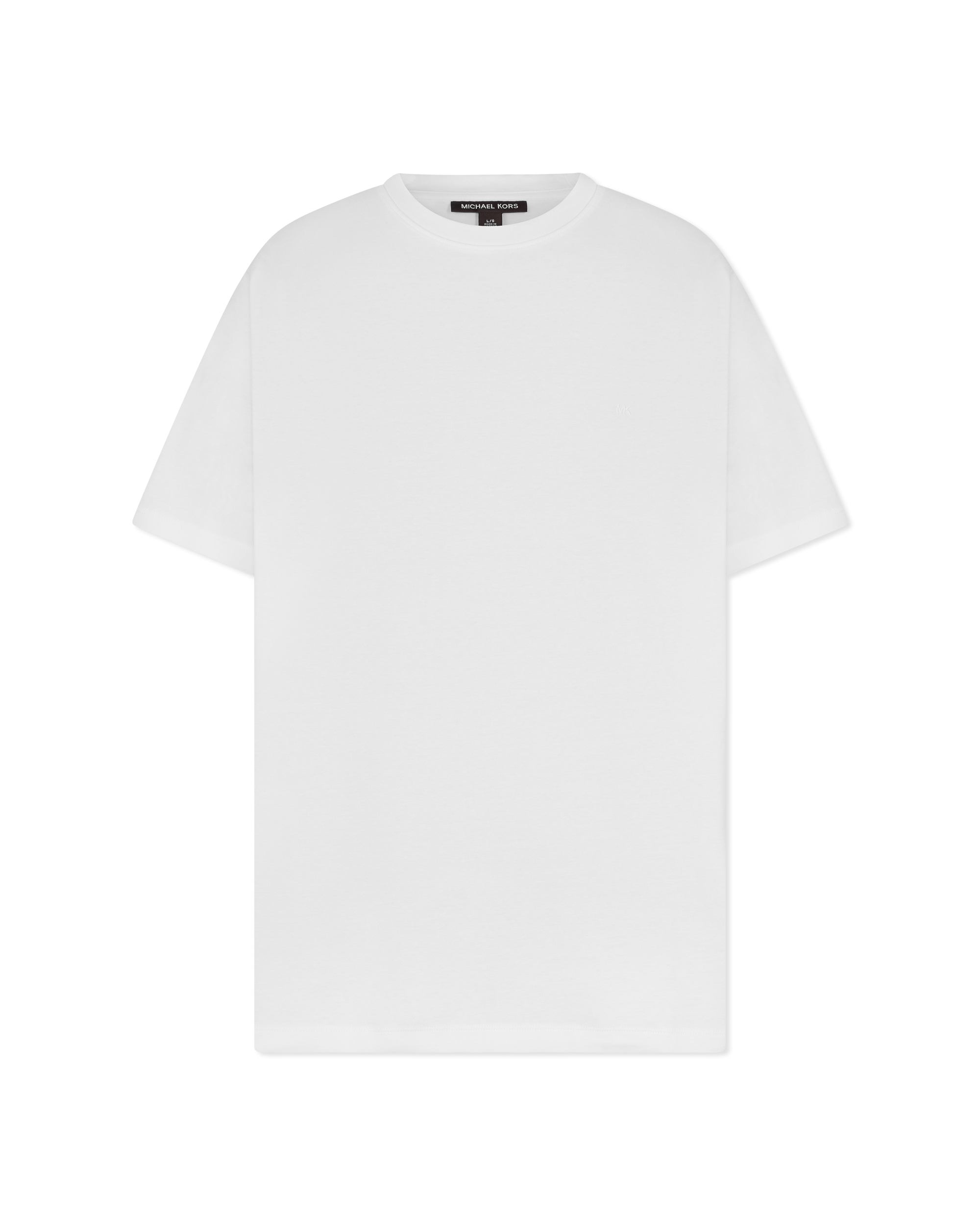 Logo Embossed Cotton T-Shirt