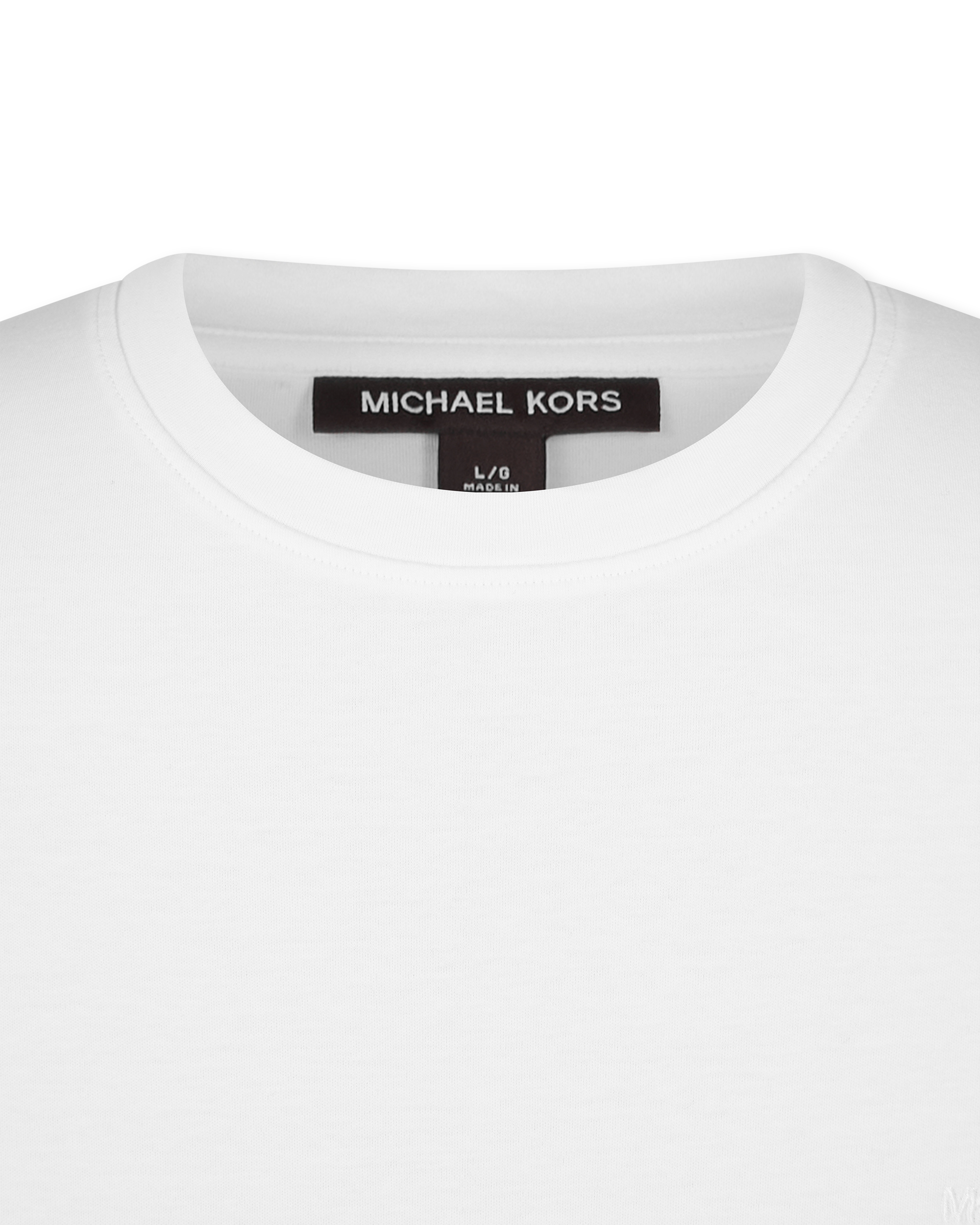 Logo Embossed Cotton T-Shirt