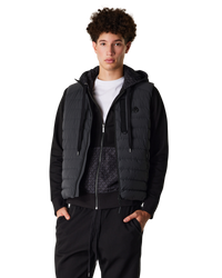 Block Print Full Zip Hoodie