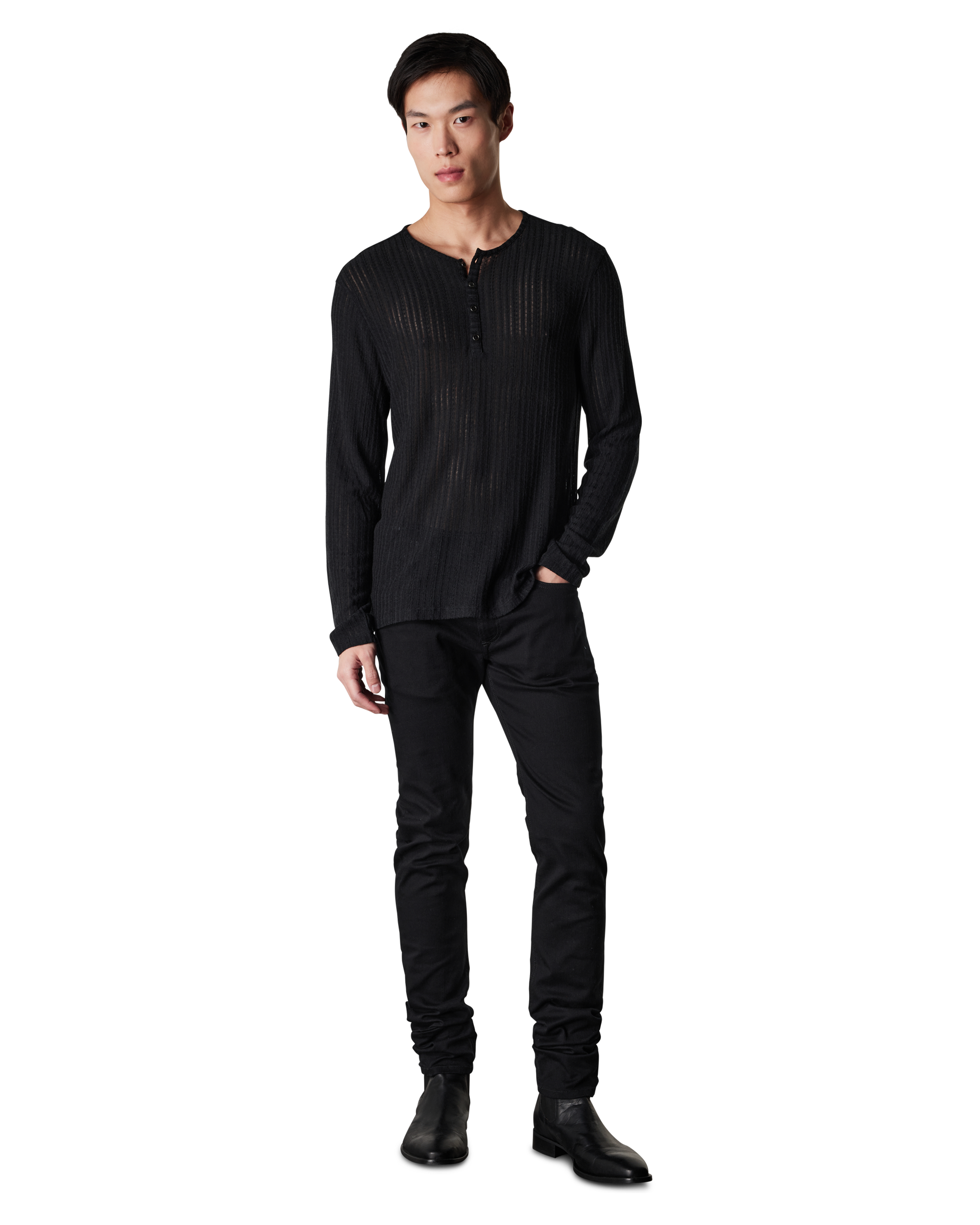 Araujo Long Sleeved Henley