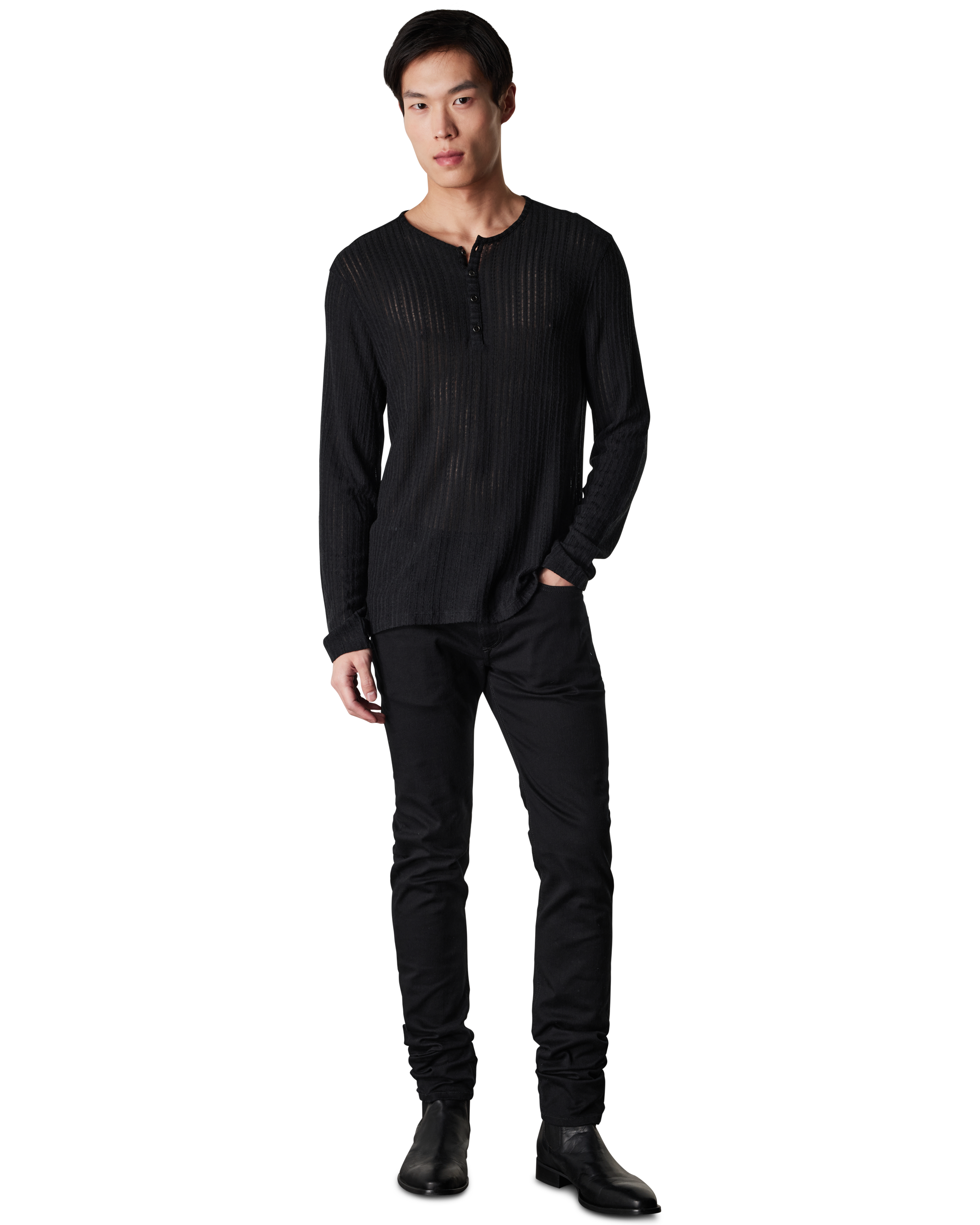 Araujo Long Sleeved Henley