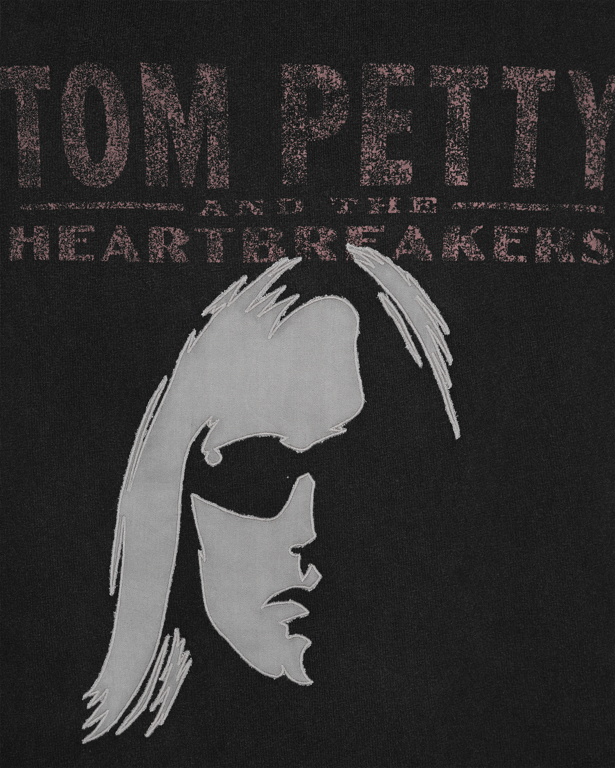 Tom Petty Applique T-Shirt
