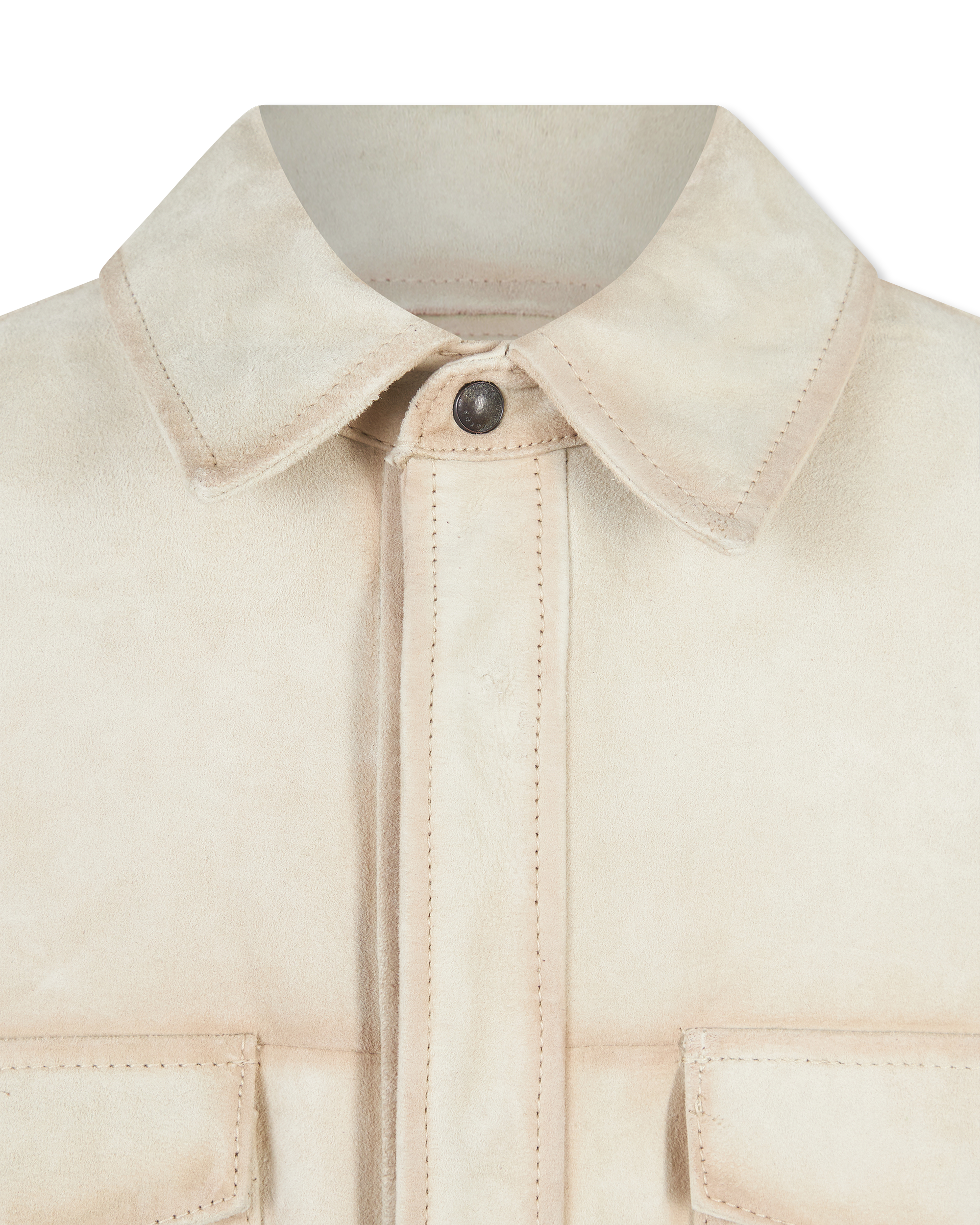 Izzy Leather Shirt Jacket