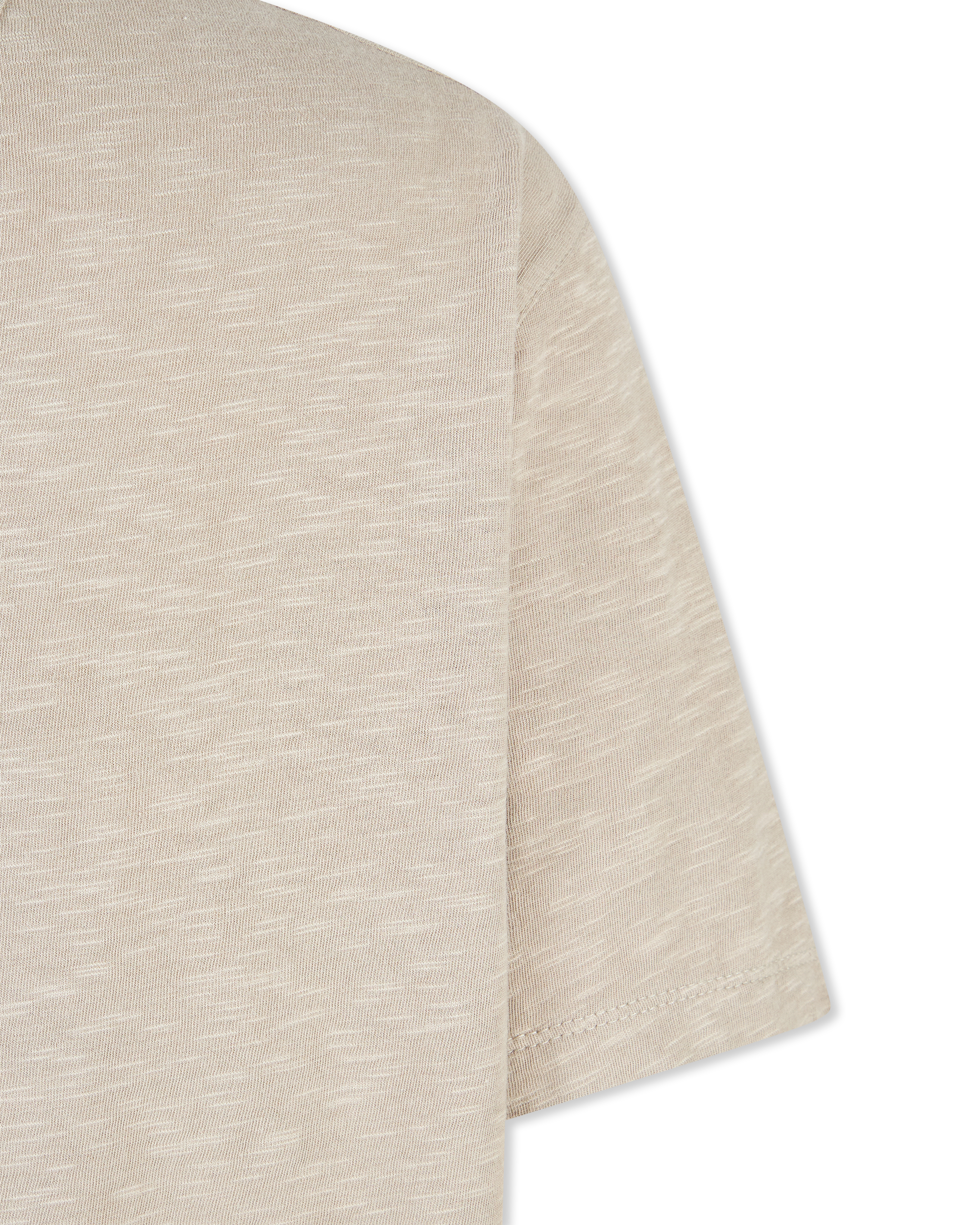 Miles Raw Edge Slub V-Neck T-Shirt