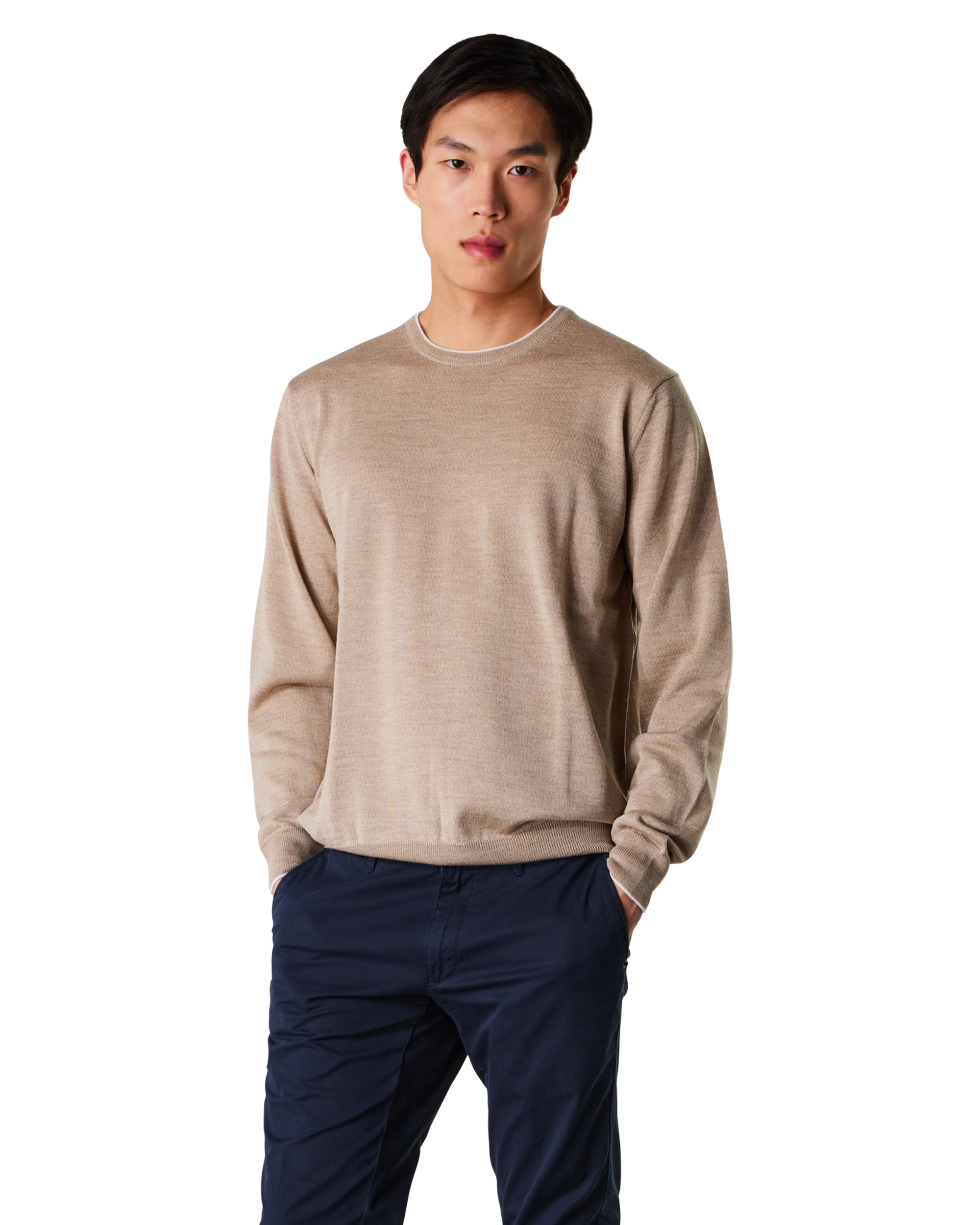 Light Gauge Crew Neck Sweater