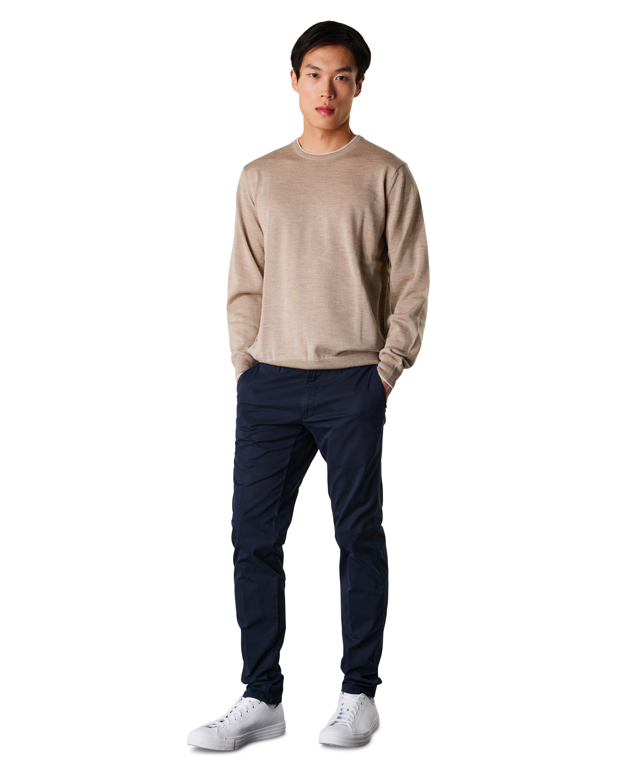 Light Gauge Crew Neck Sweater