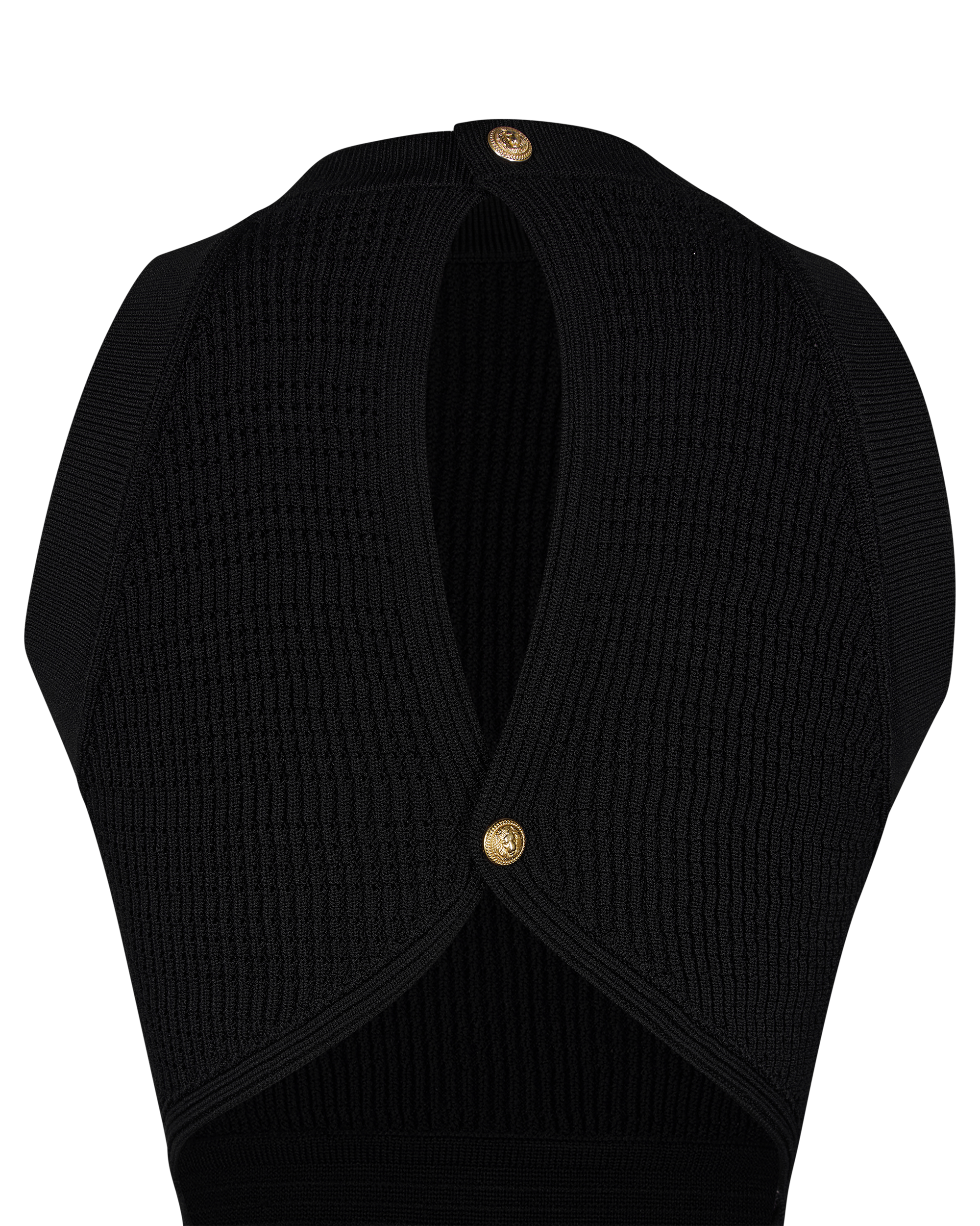 Cutout Open Back Knit Midi Dress