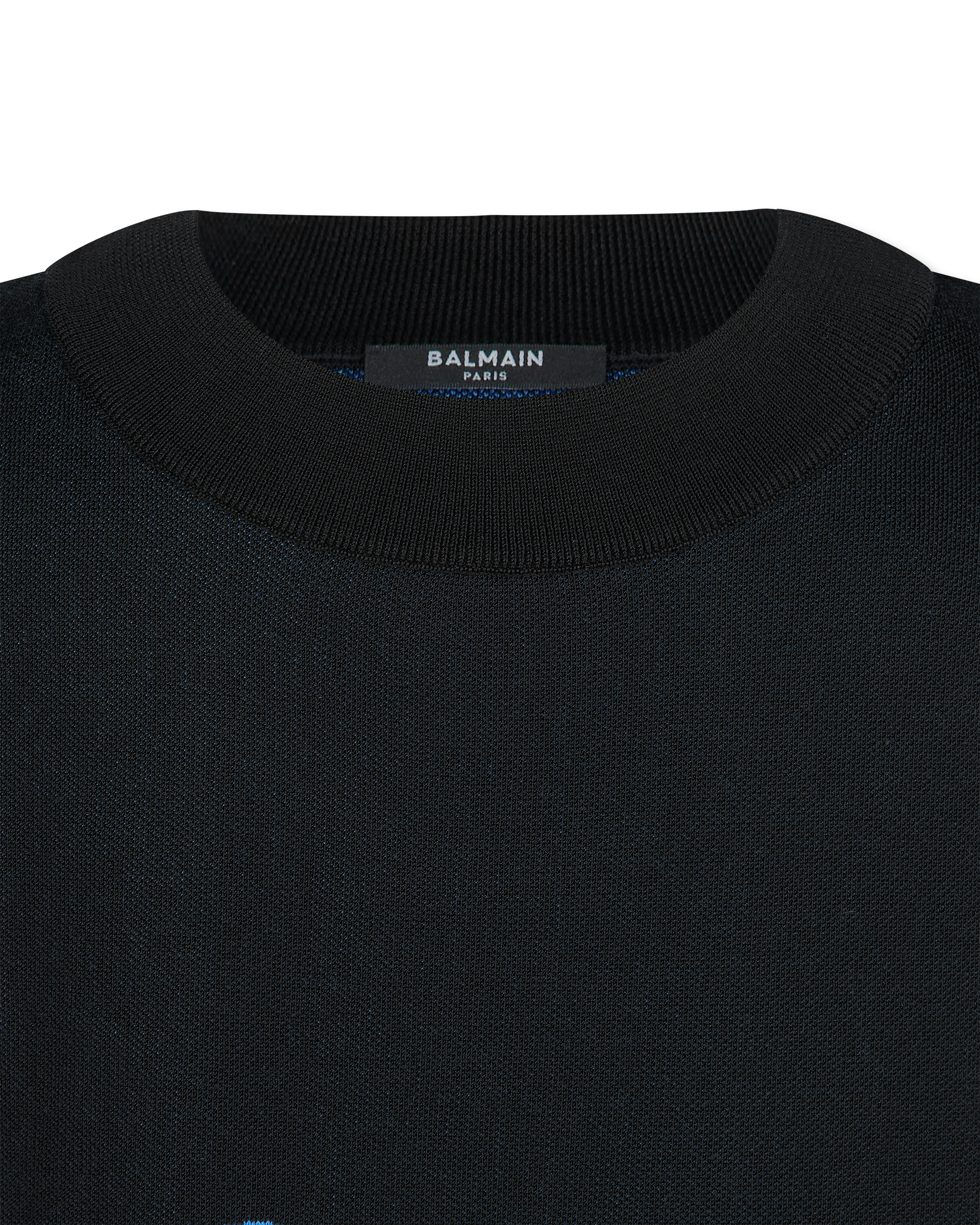 Sleeveless Balmain Universe Jacquard Jumper