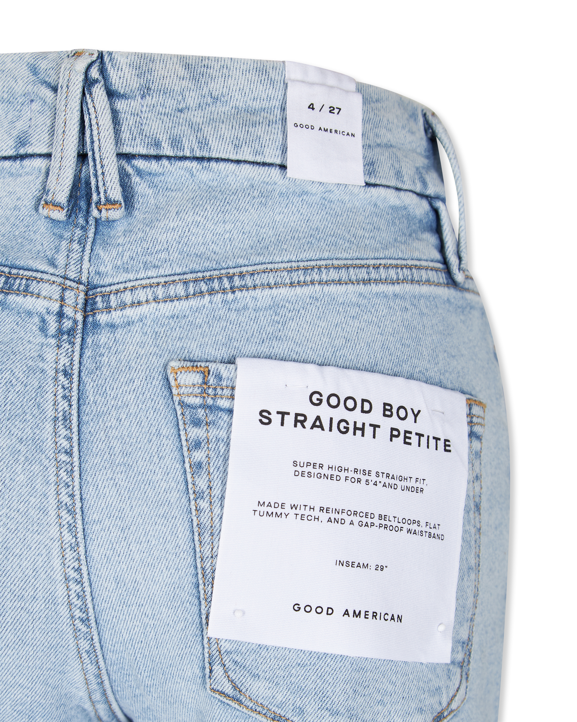 Good Petite Straight Jeans