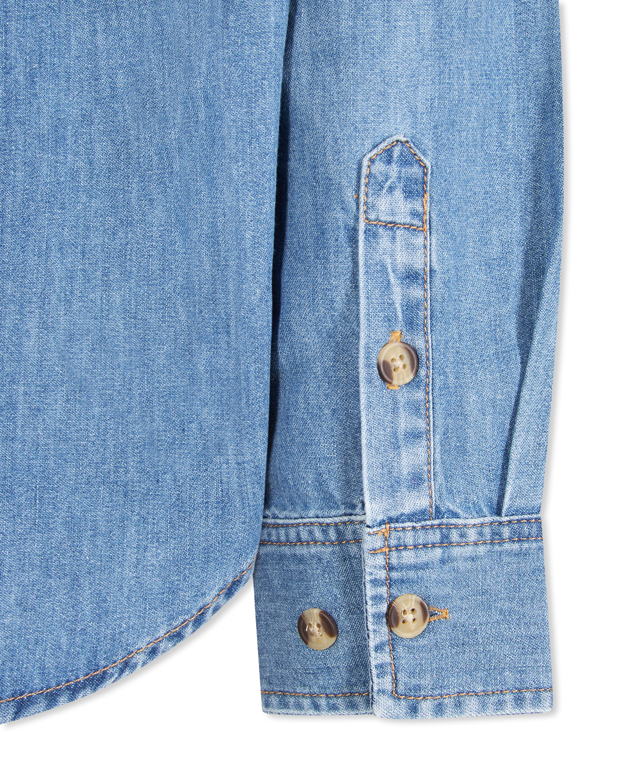 Denim Off Shoulder Shirt