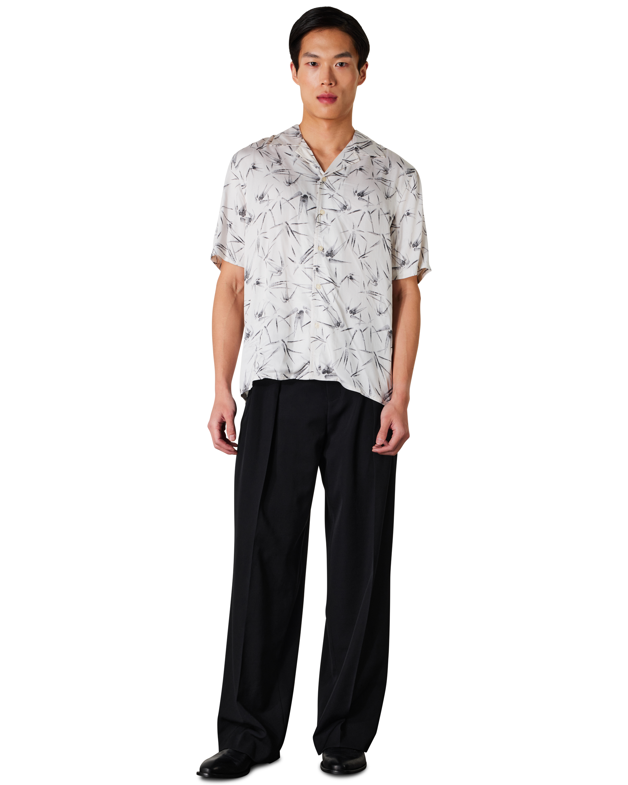 Dan Camp Collar Printed Shirt