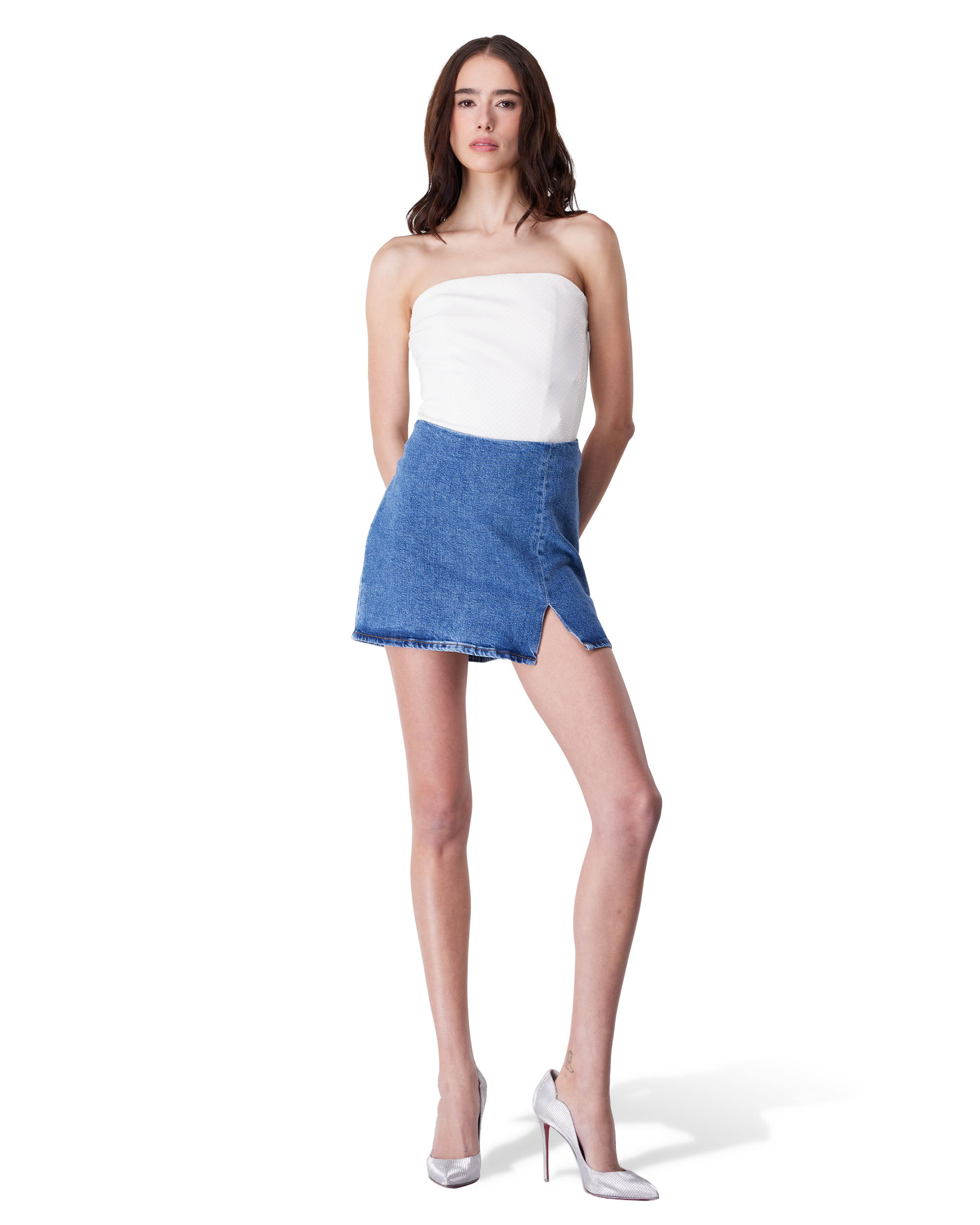 Denim Mini Skirt