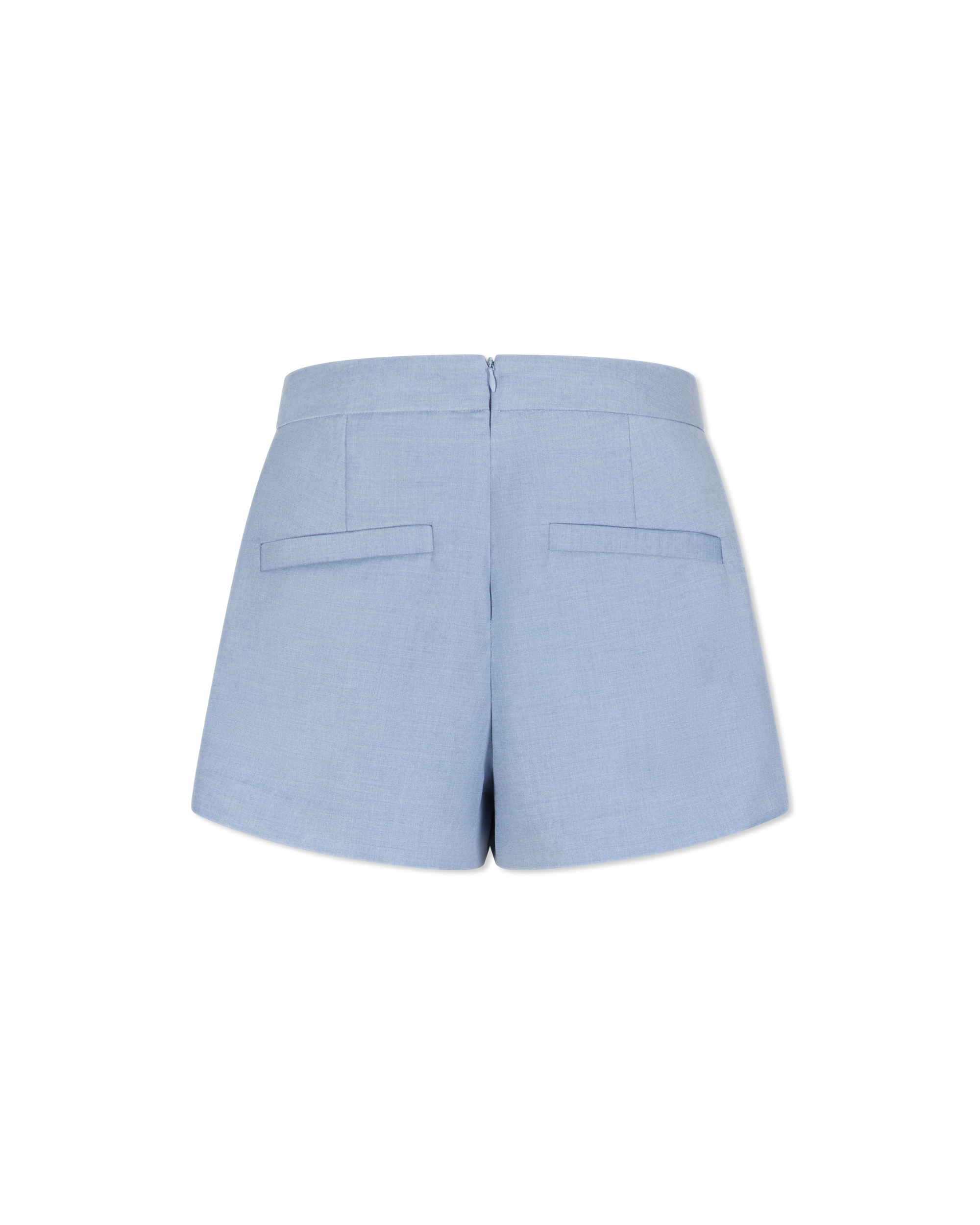 Twill Suiting Wrap Skort
