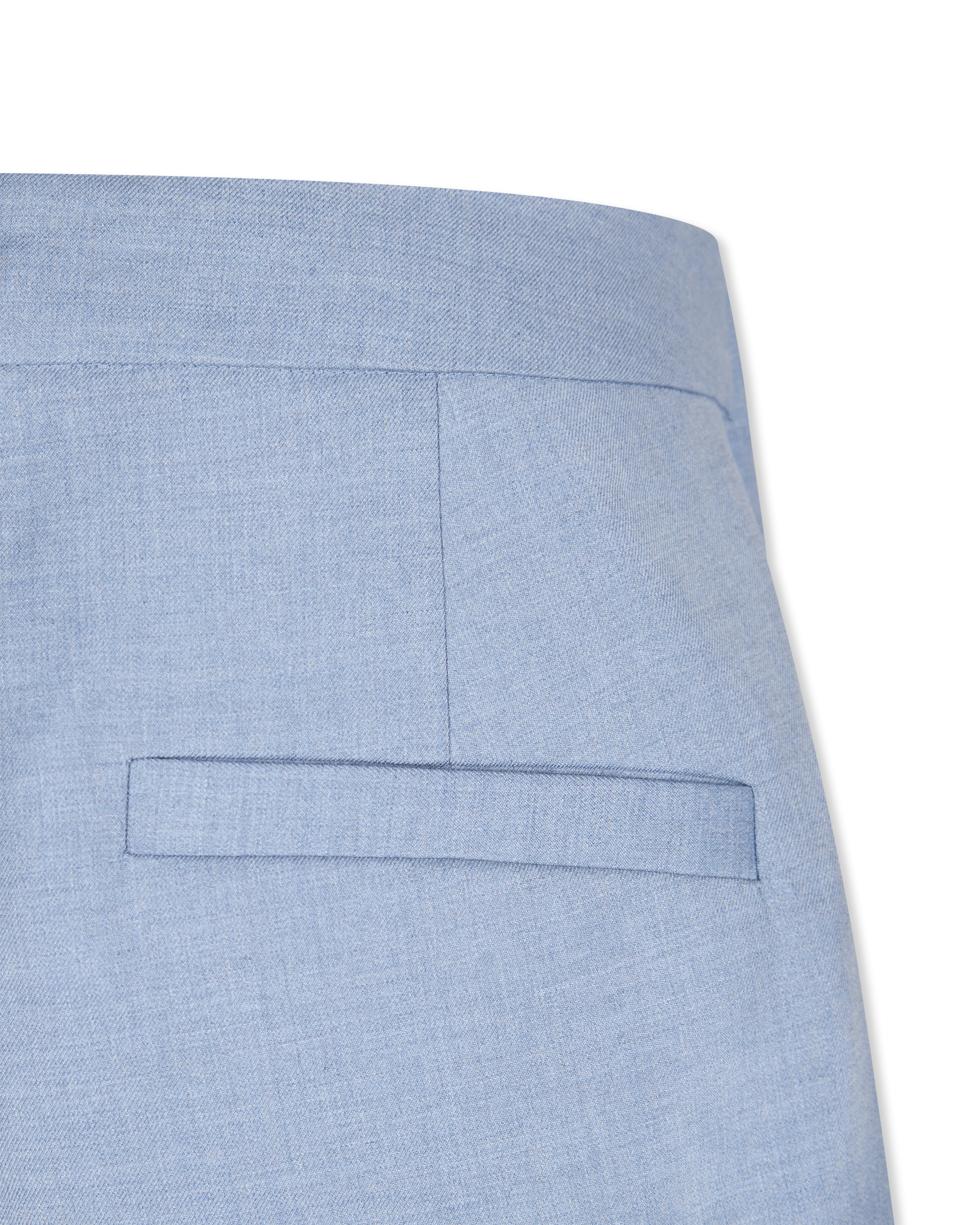 Twill Suiting Wrap Skort