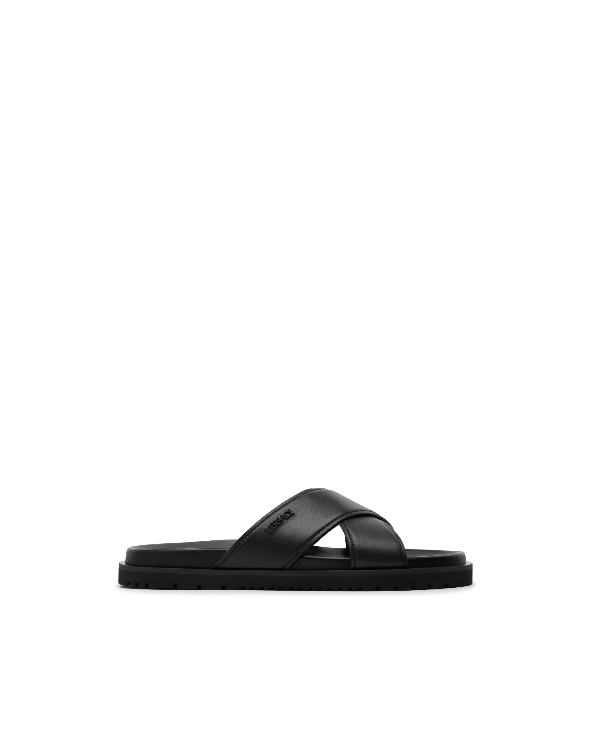 Logo Calf Leather Sandals