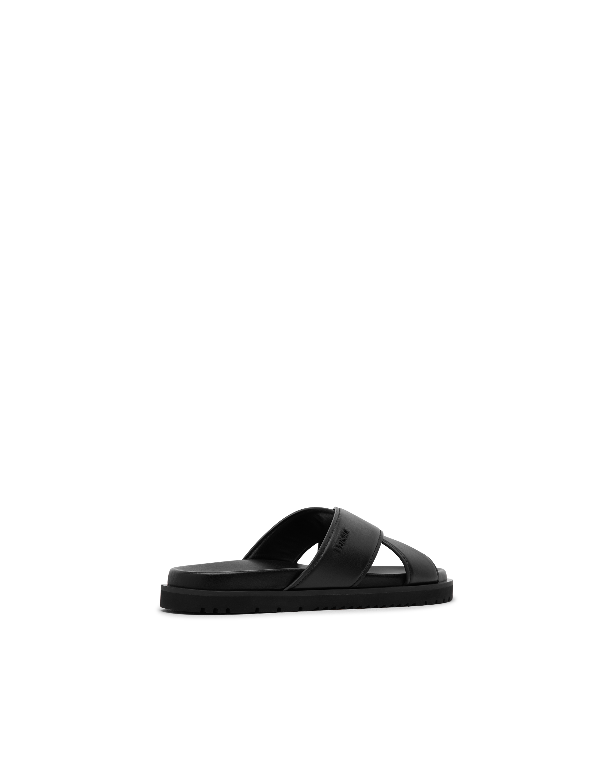 Logo Calf Leather Sandals