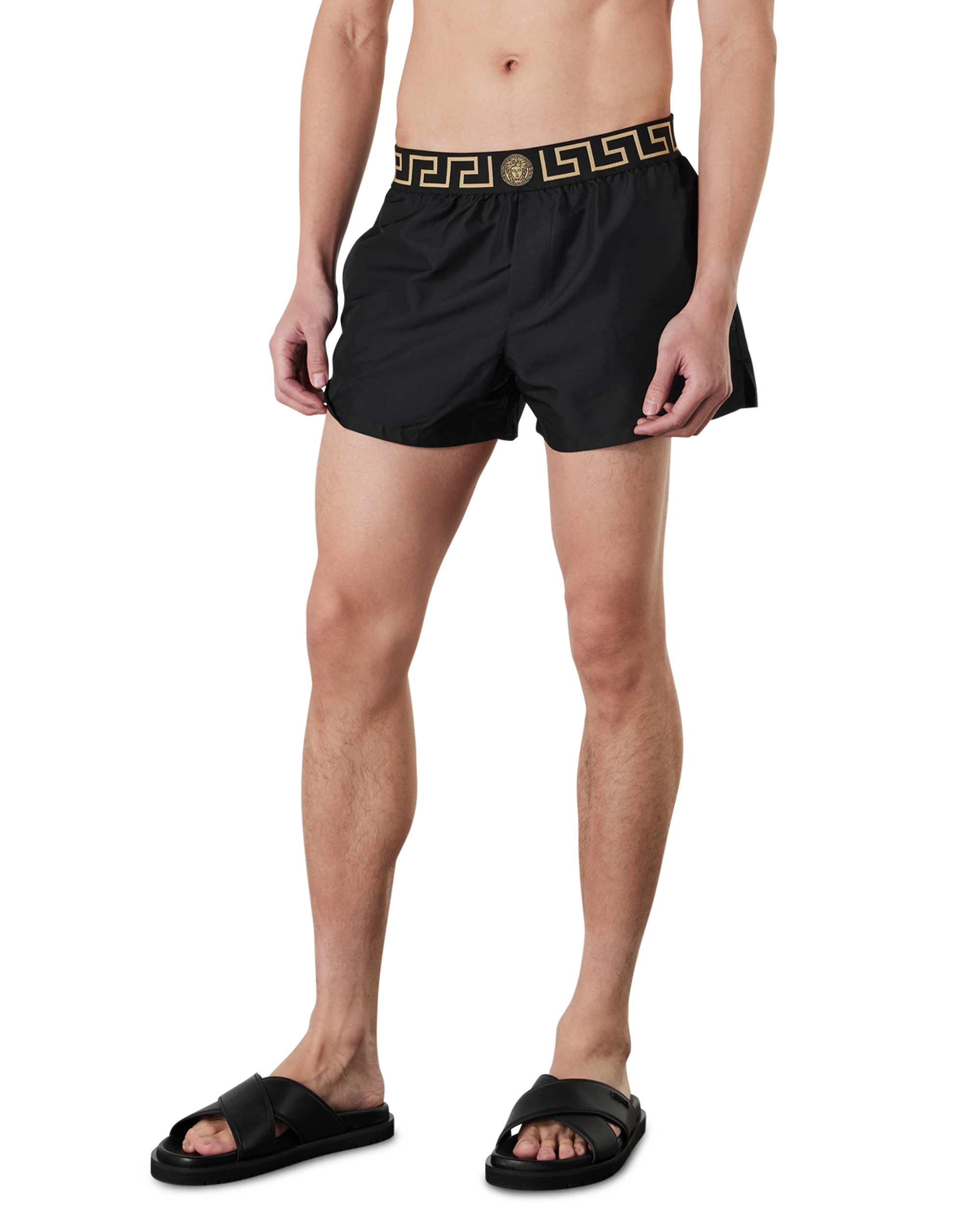 Greca Border Swim Shorts