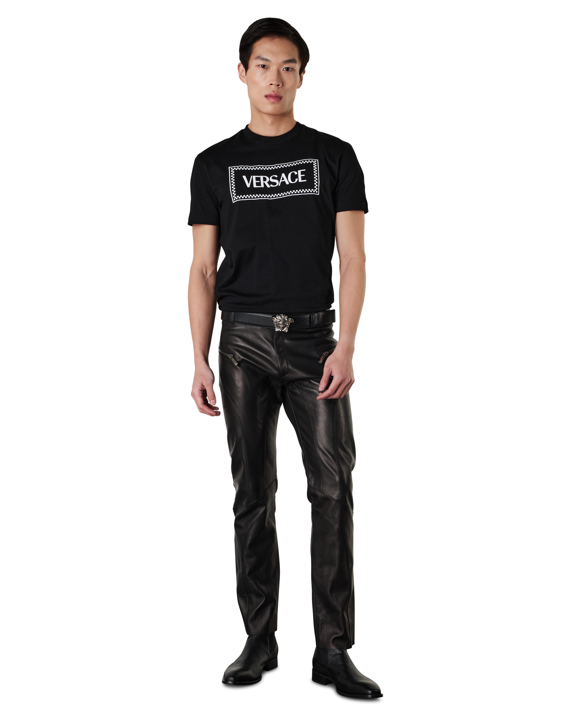 Embroidered '90s Vintage Logo T-Shirt