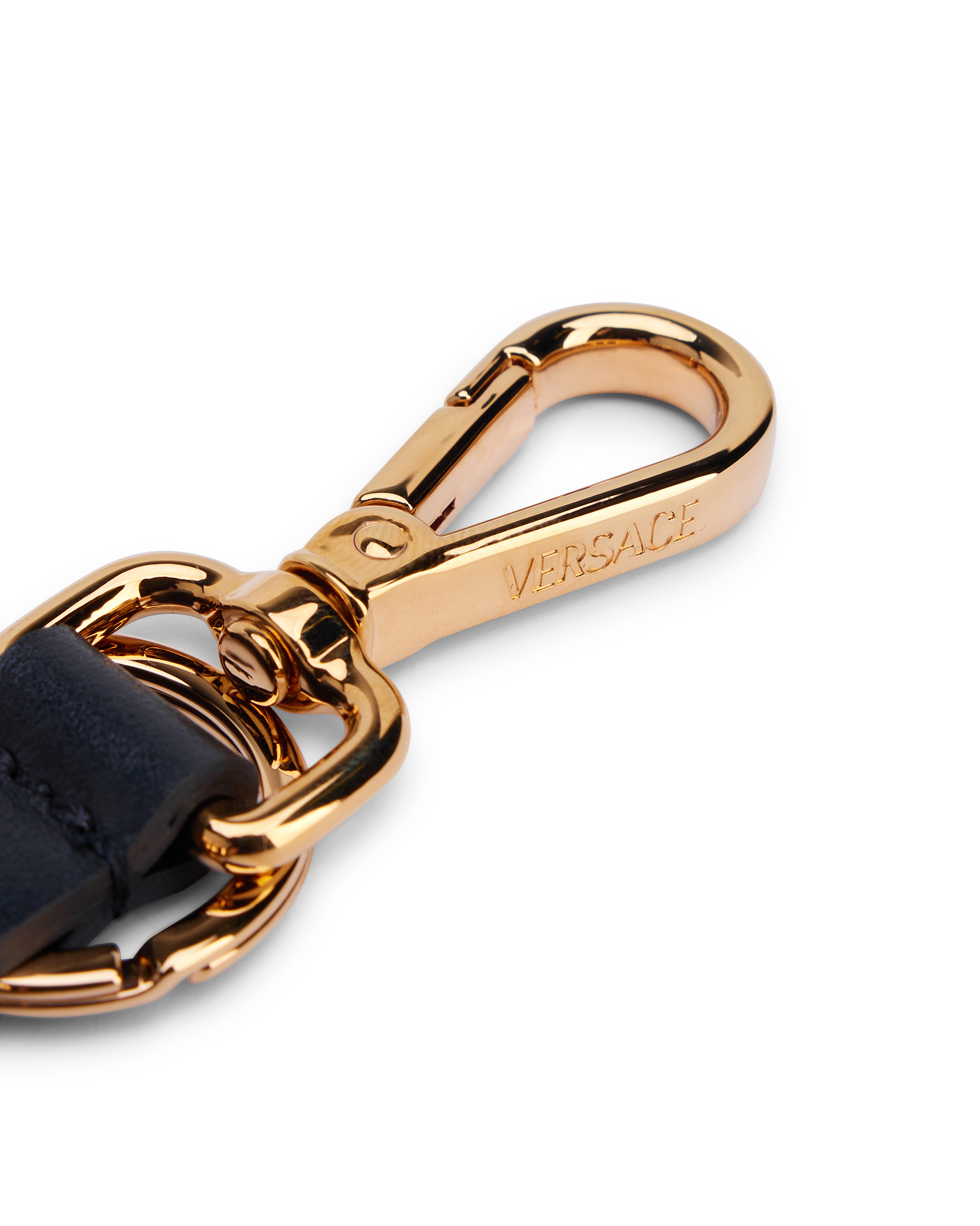 La Medusa Leather Keychain