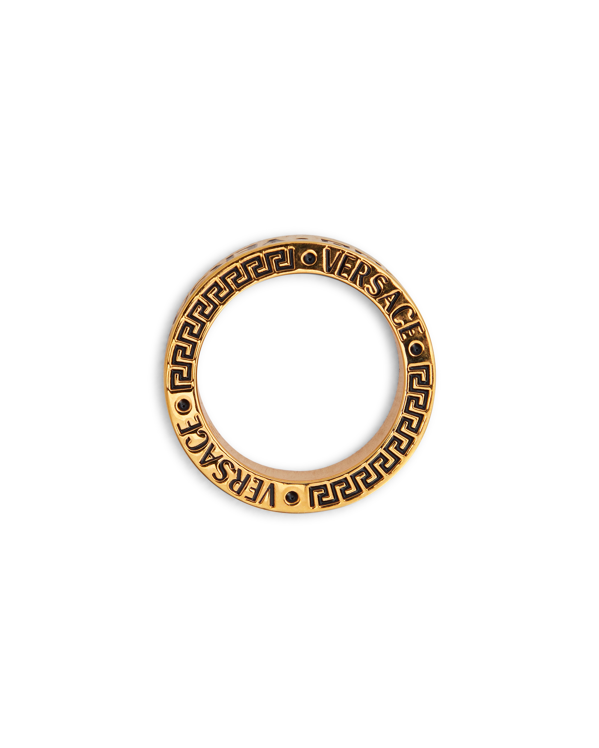 Versace Engraved Logo Ring
