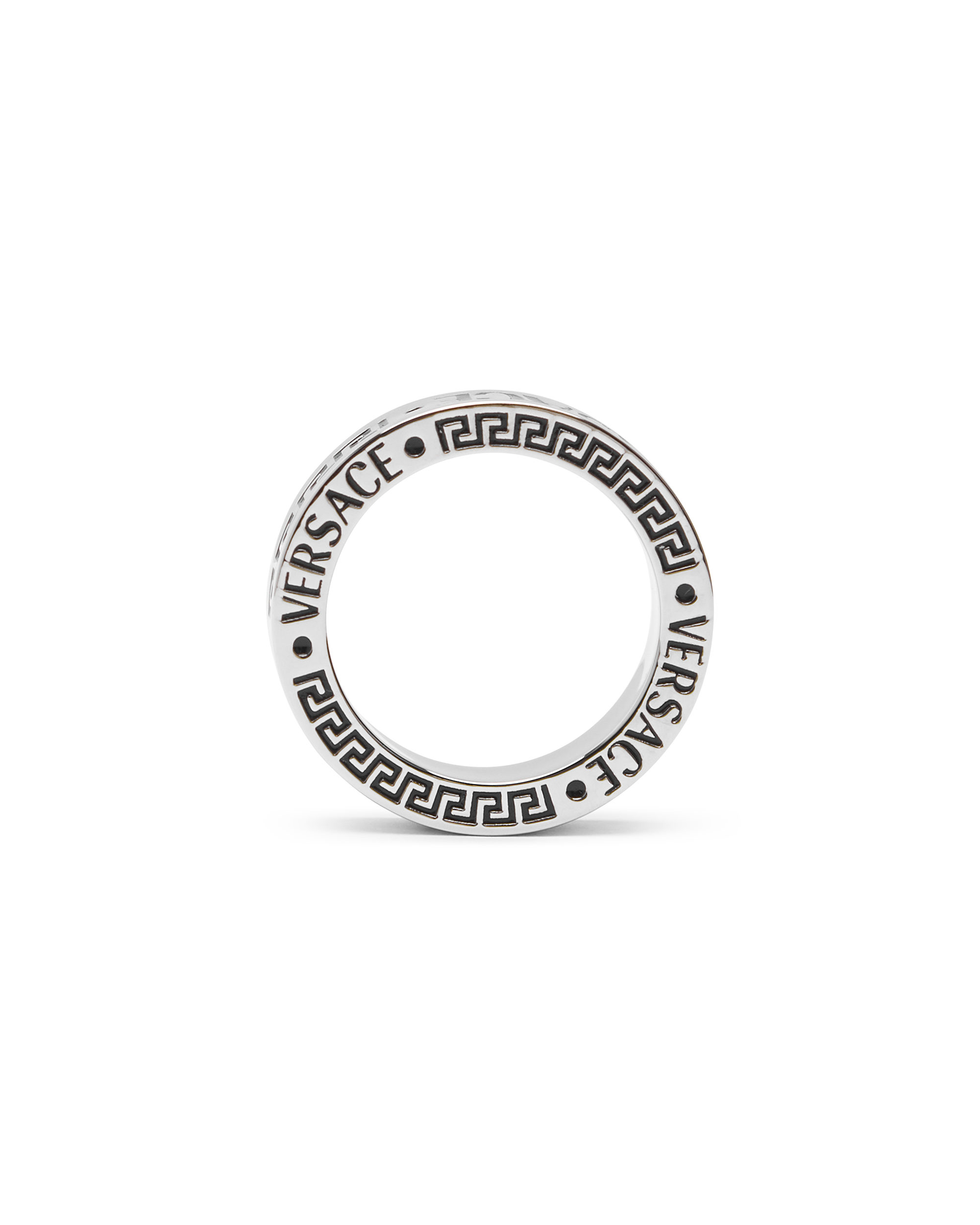 Versace Engraved Logo Ring