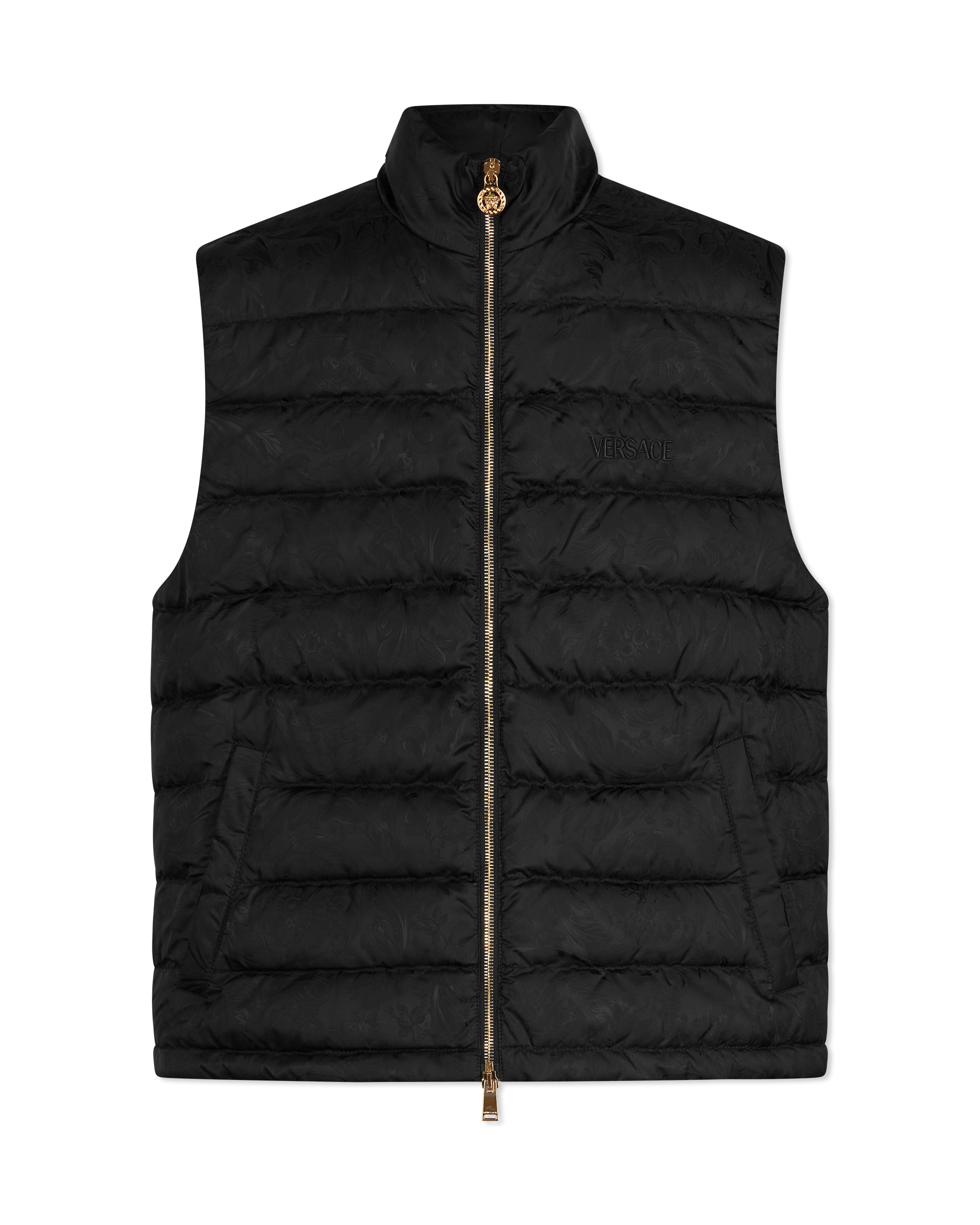 Barocco Jacquard Puffer Vest