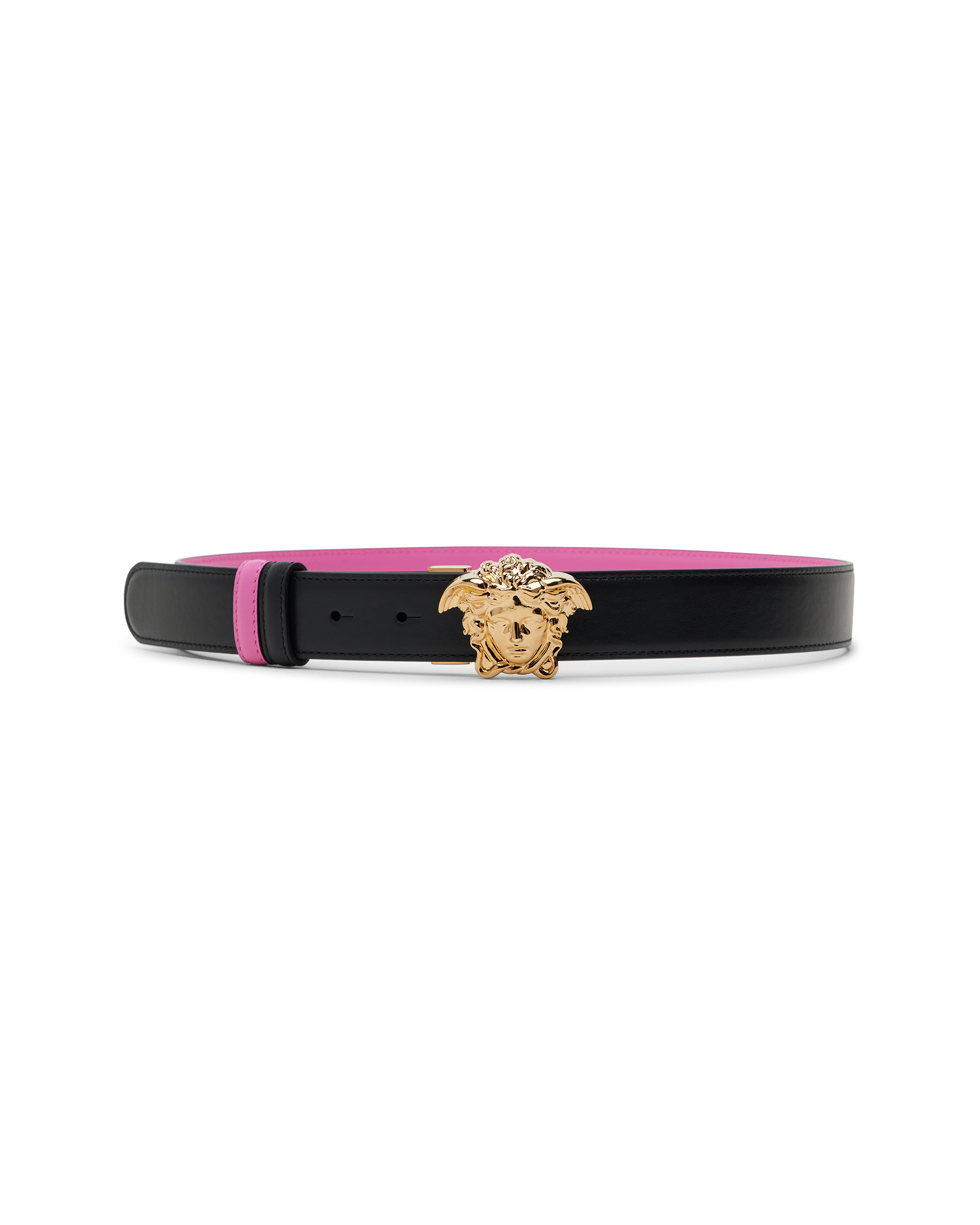 Versace Logo Reversible Leather Belt 3cm