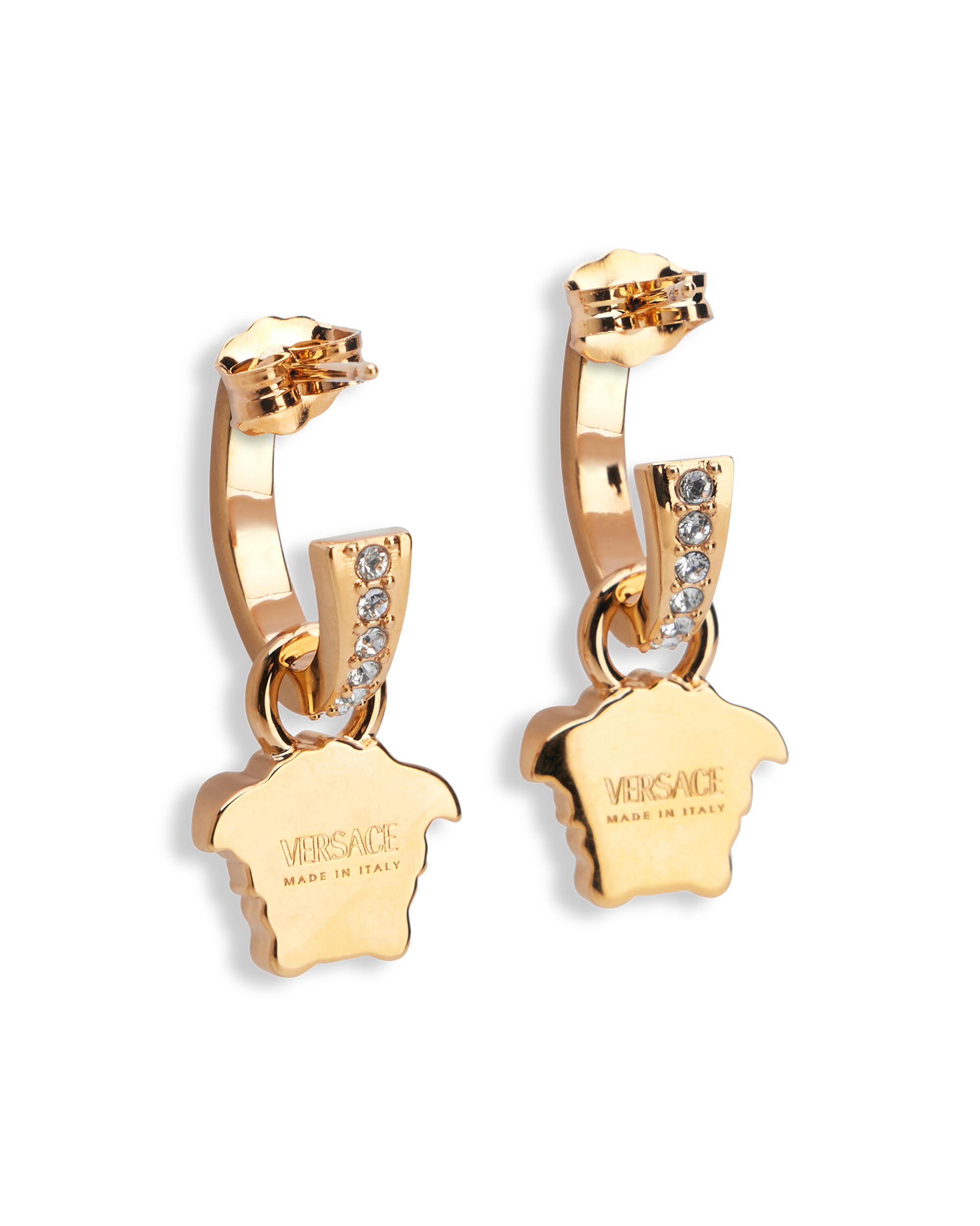 Crystal La Medusa Hoop Earrings