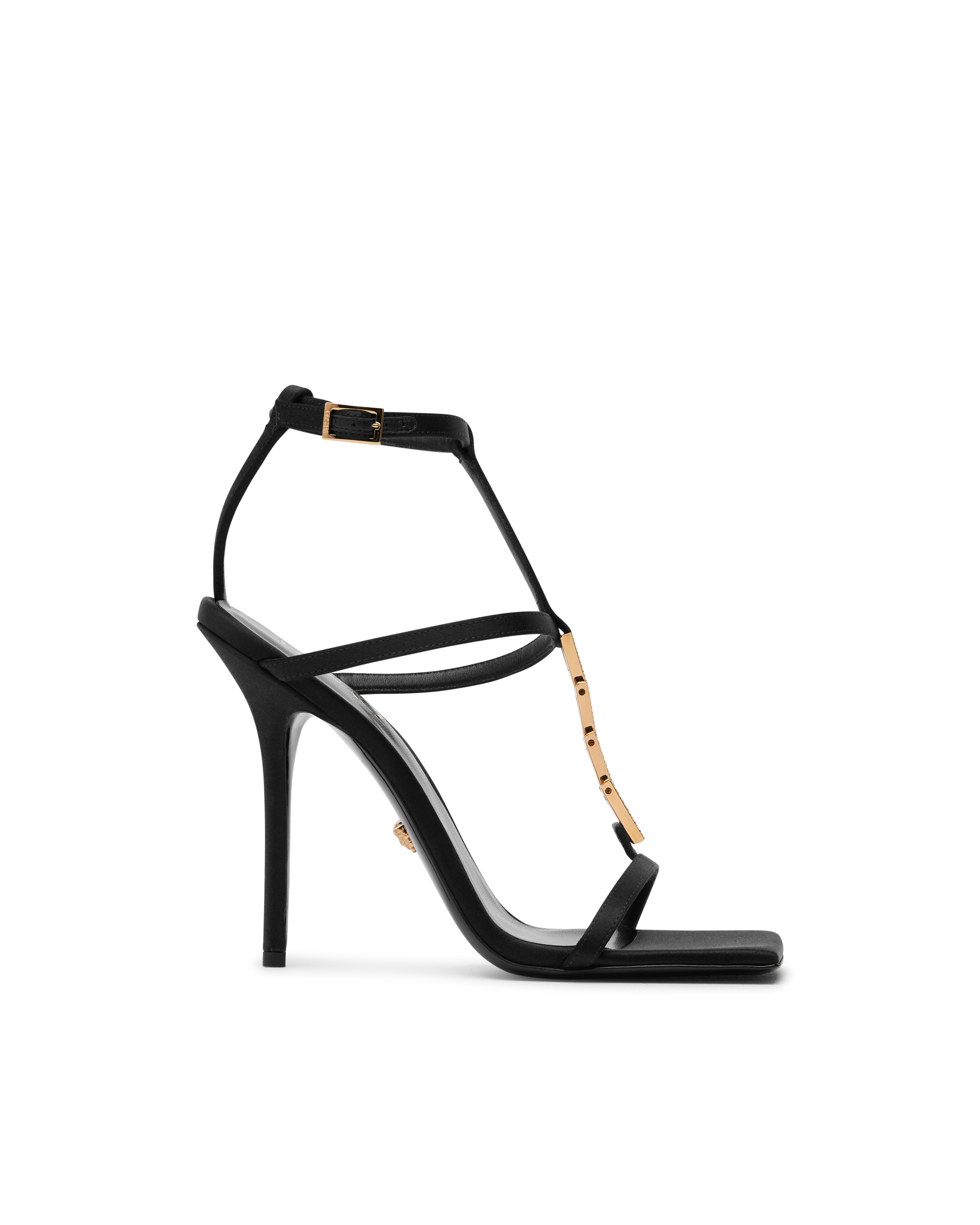 V2025 Chain Metallic Sandals 105mm